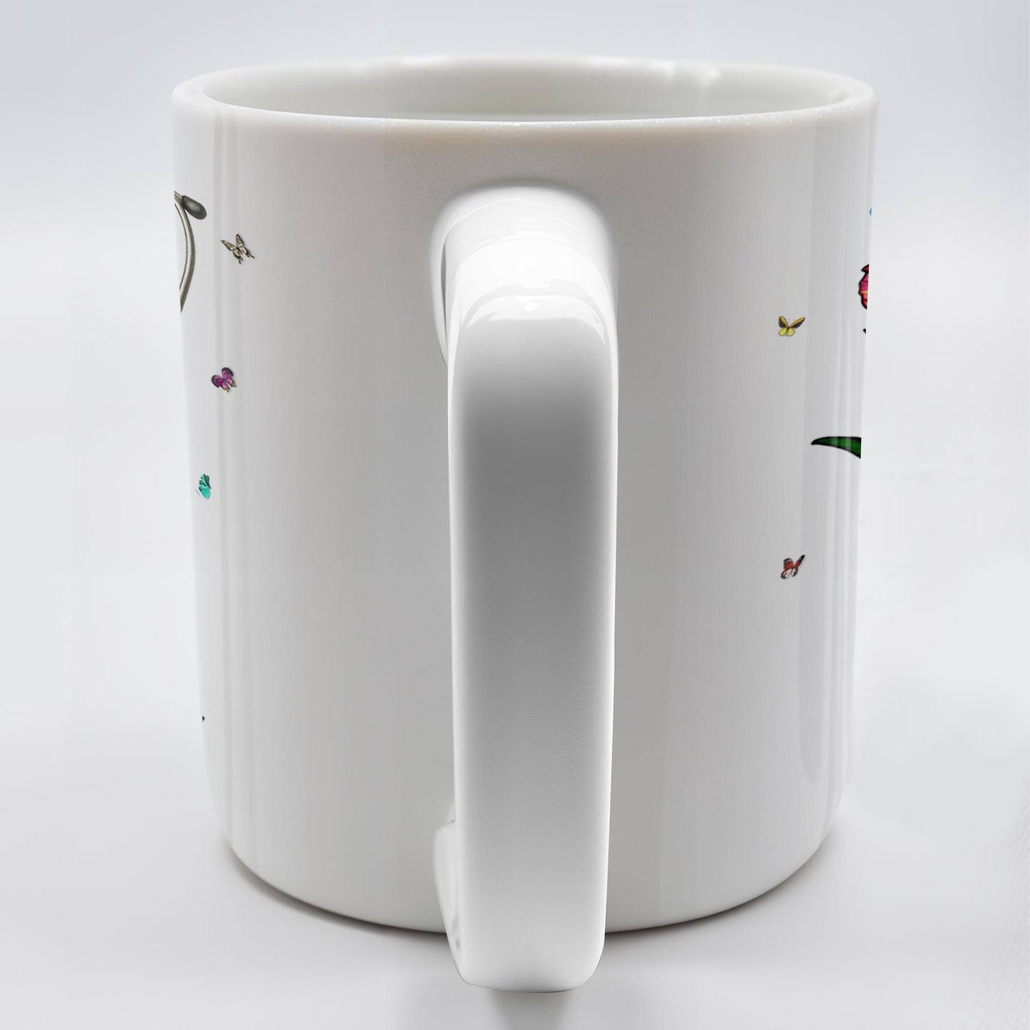 Vibrant Tulip And Stethoscope Design, Beautiful Butterflies