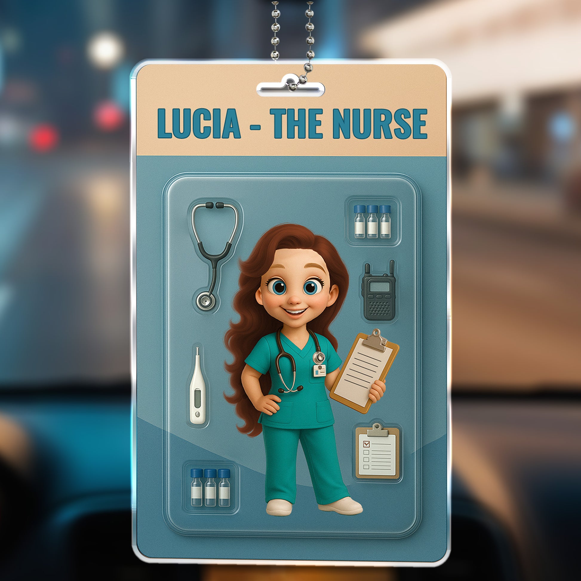 Lucia, The Nurse, Featuring Nurse and Medical Tools