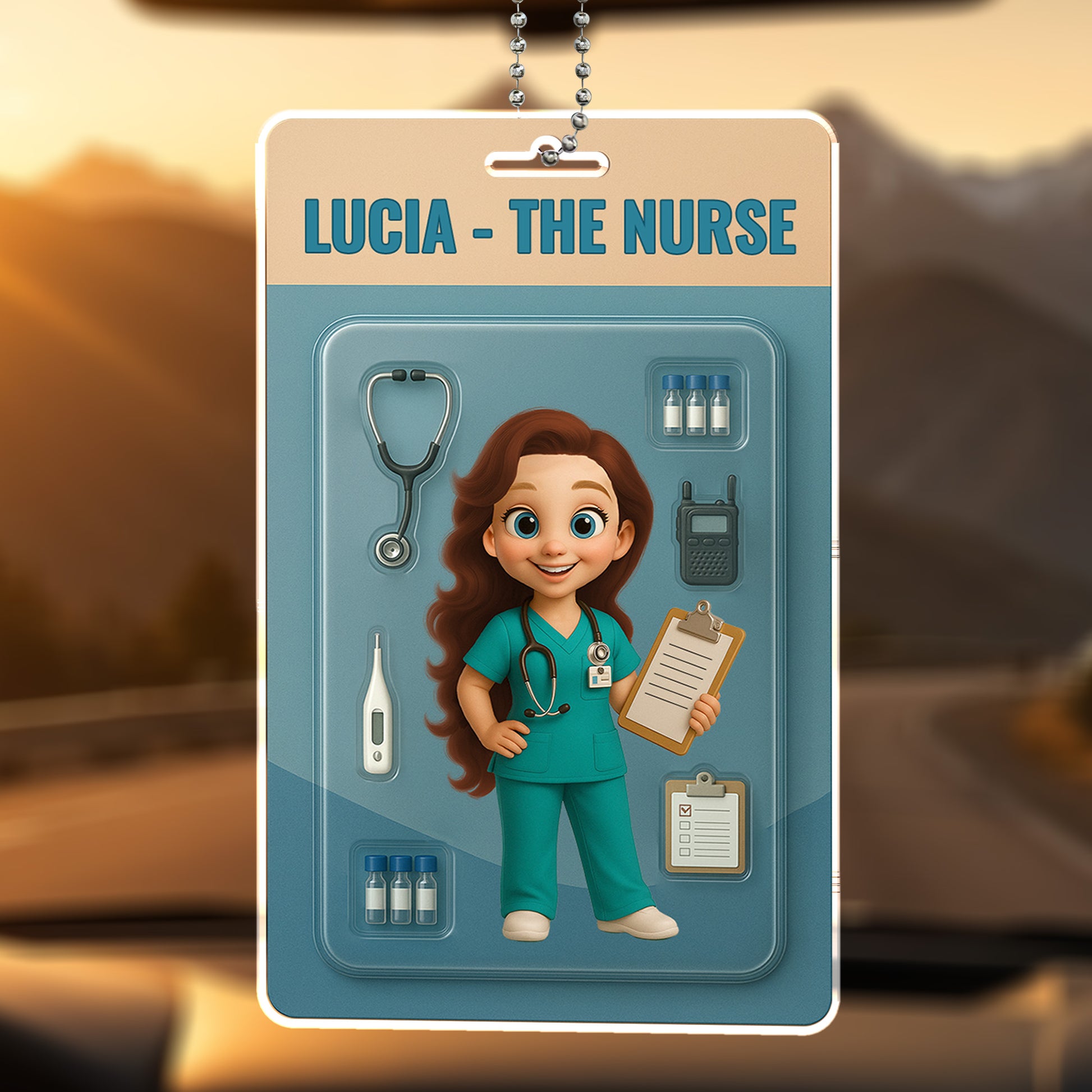 Lucia, The Nurse, Featuring Nurse and Medical Tools
