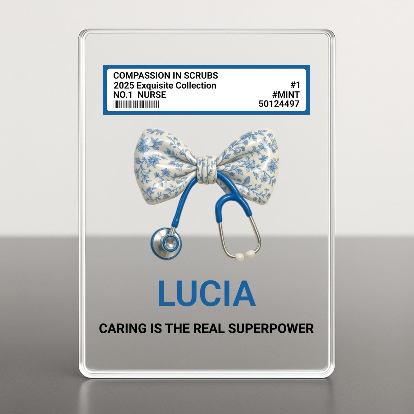 Caring Is The Real Superpower, Stethoscope and Bow