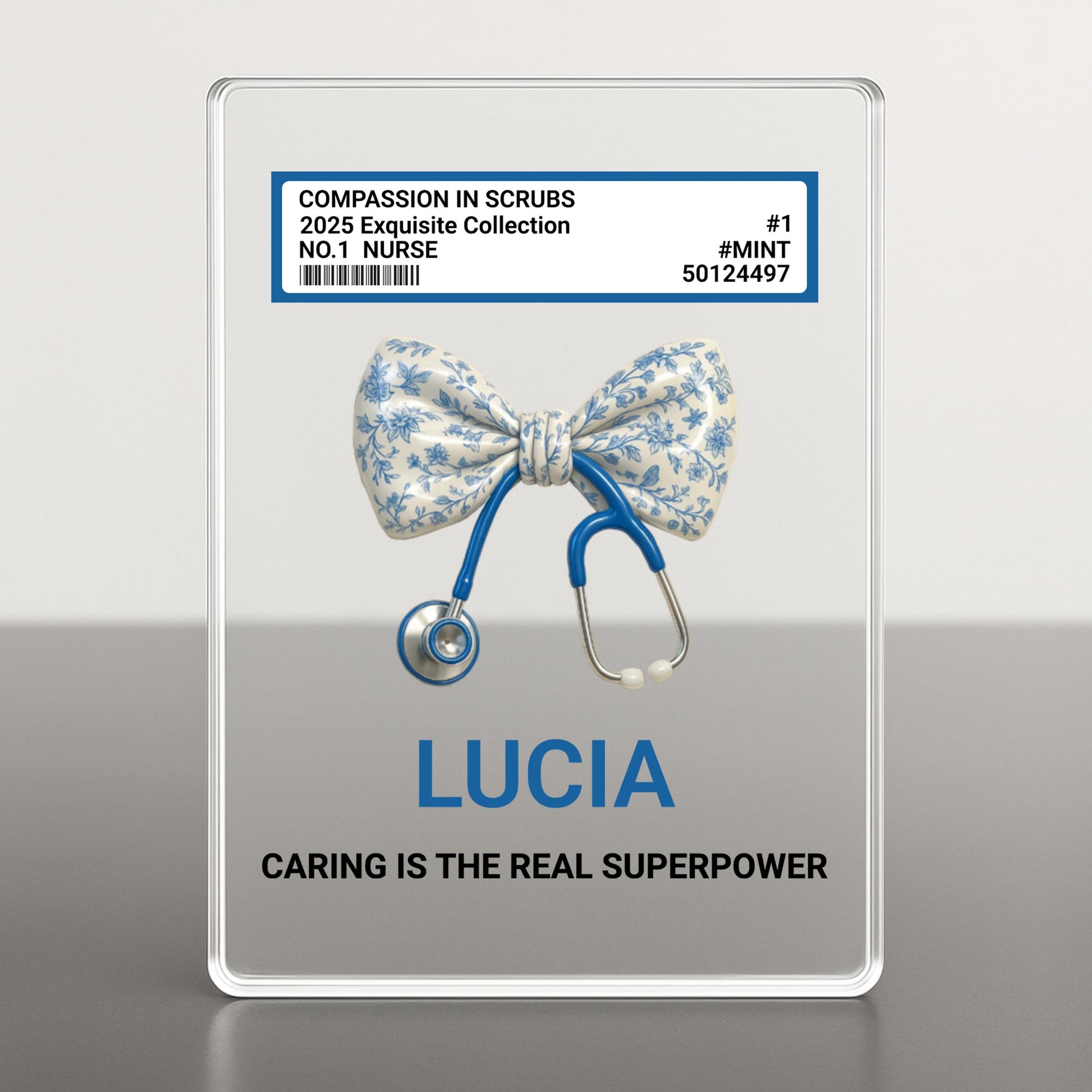 Caring Is The Real Superpower, Stethoscope and Bow