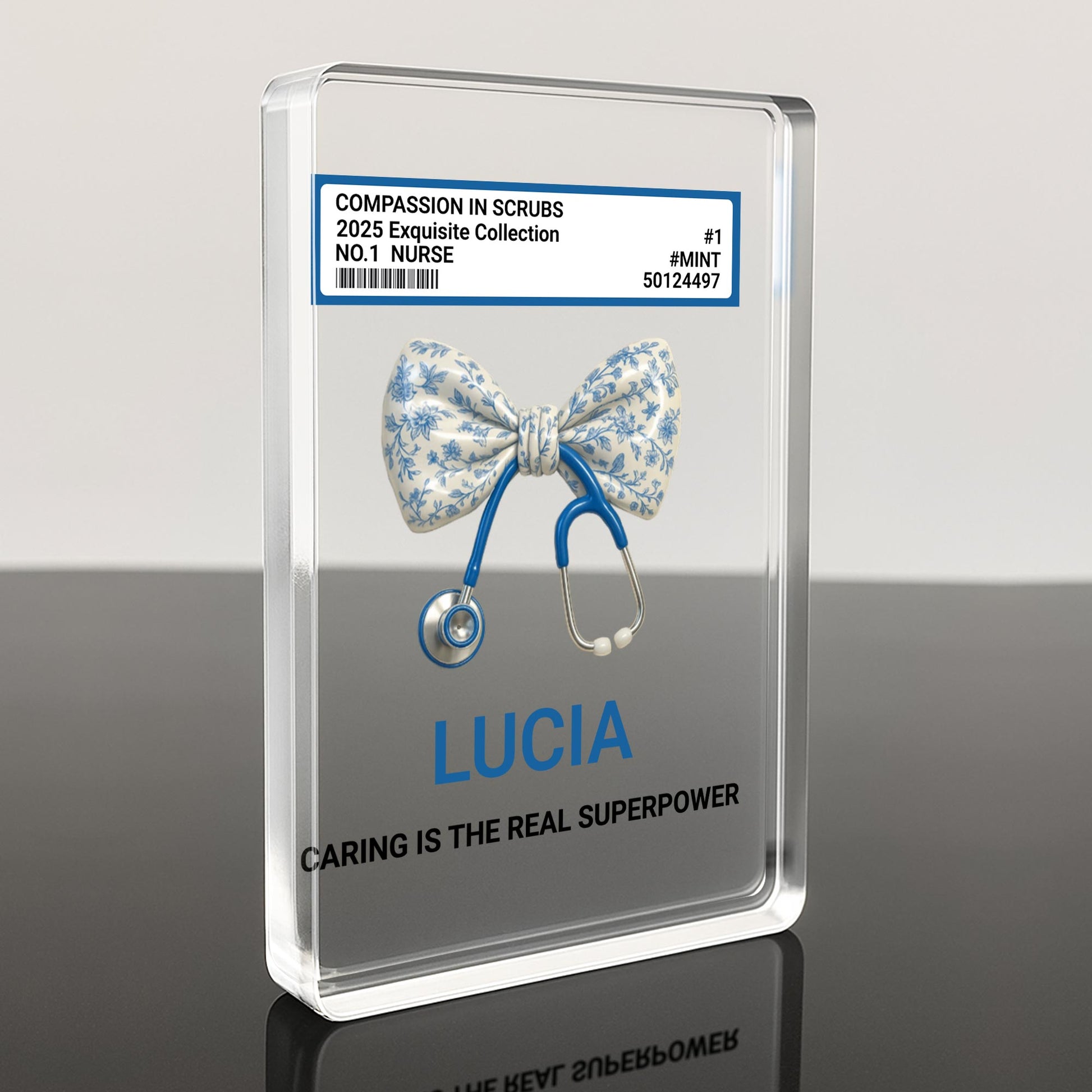 Caring Is The Real Superpower, Stethoscope and Bow