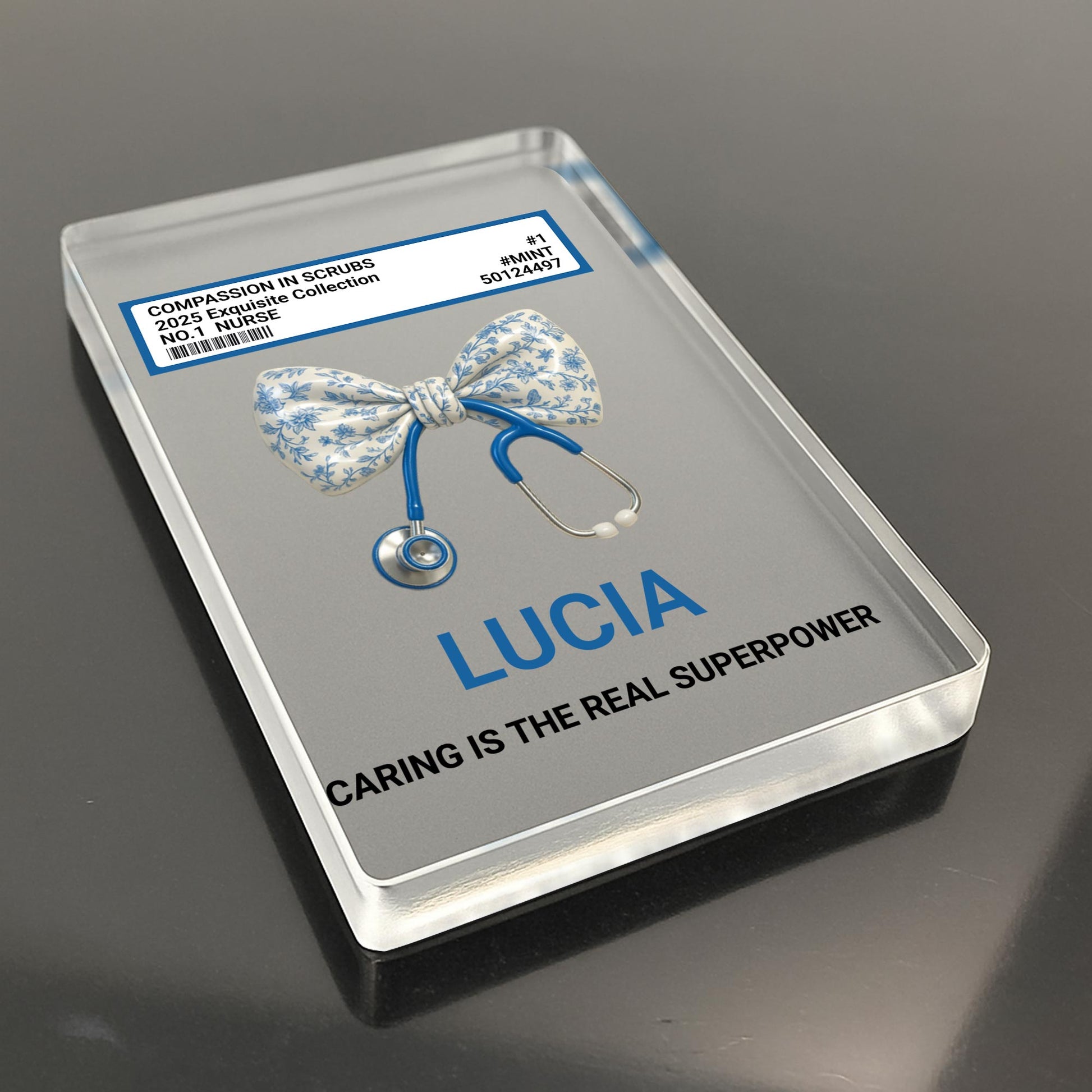 Caring Is The Real Superpower, Stethoscope and Bow