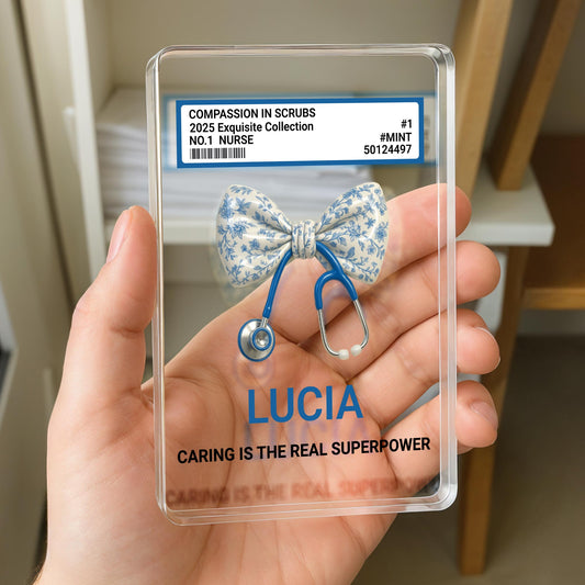 Caring Is The Real Superpower, Stethoscope and Bow