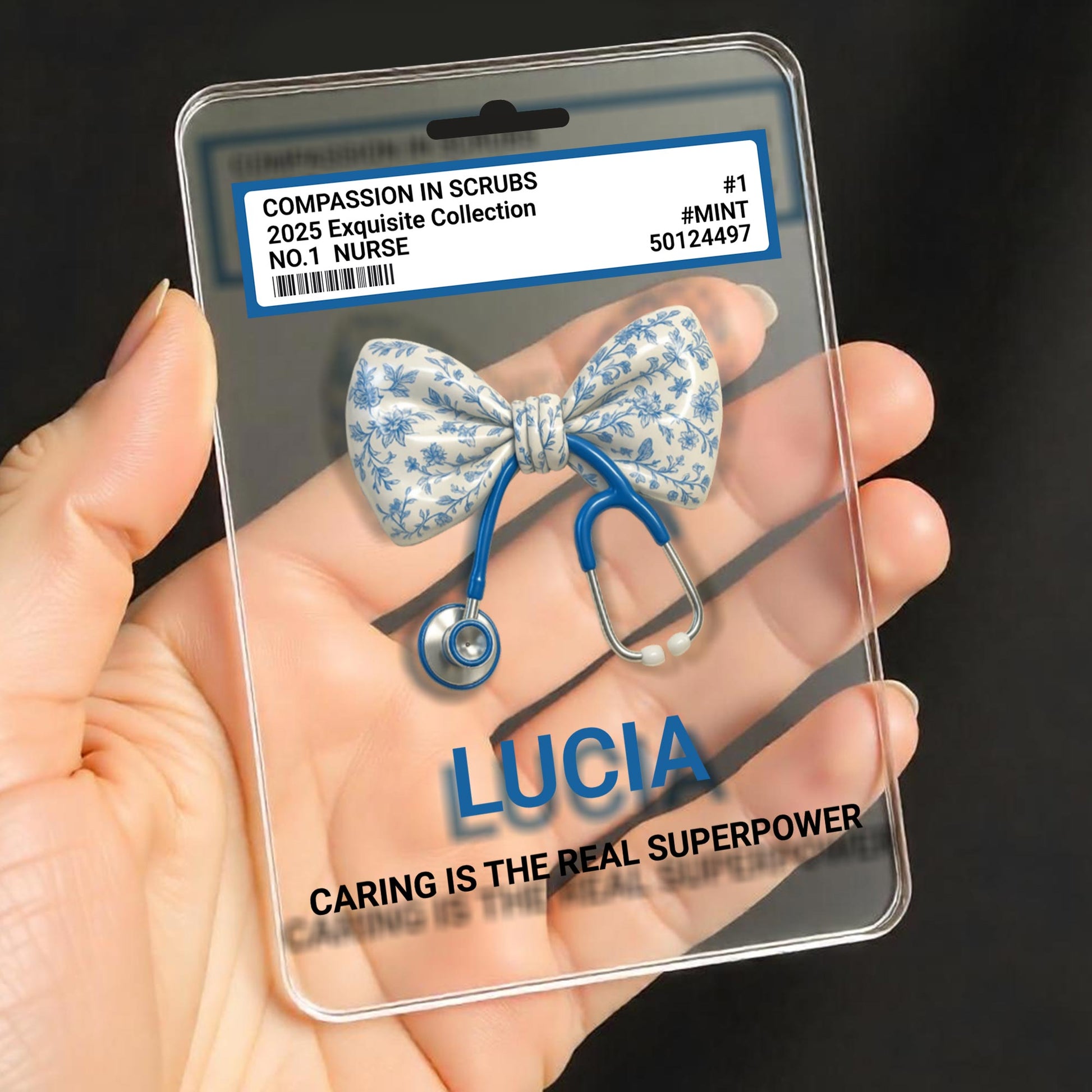 Caring Is The Real Superpower, Stethoscope and Bow