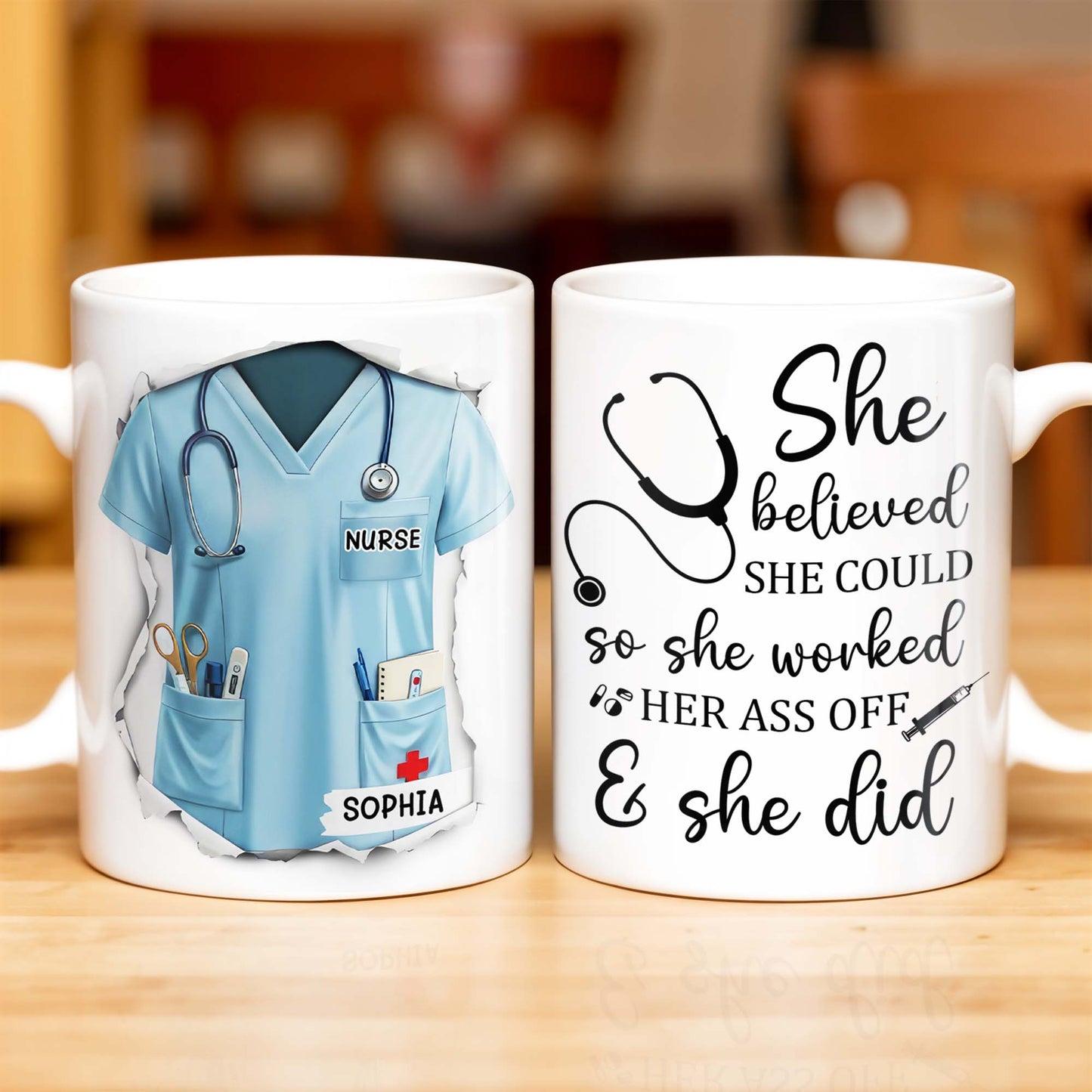 She Believed She Could So She Worked Her Ass Off & She Did, Stethoscope