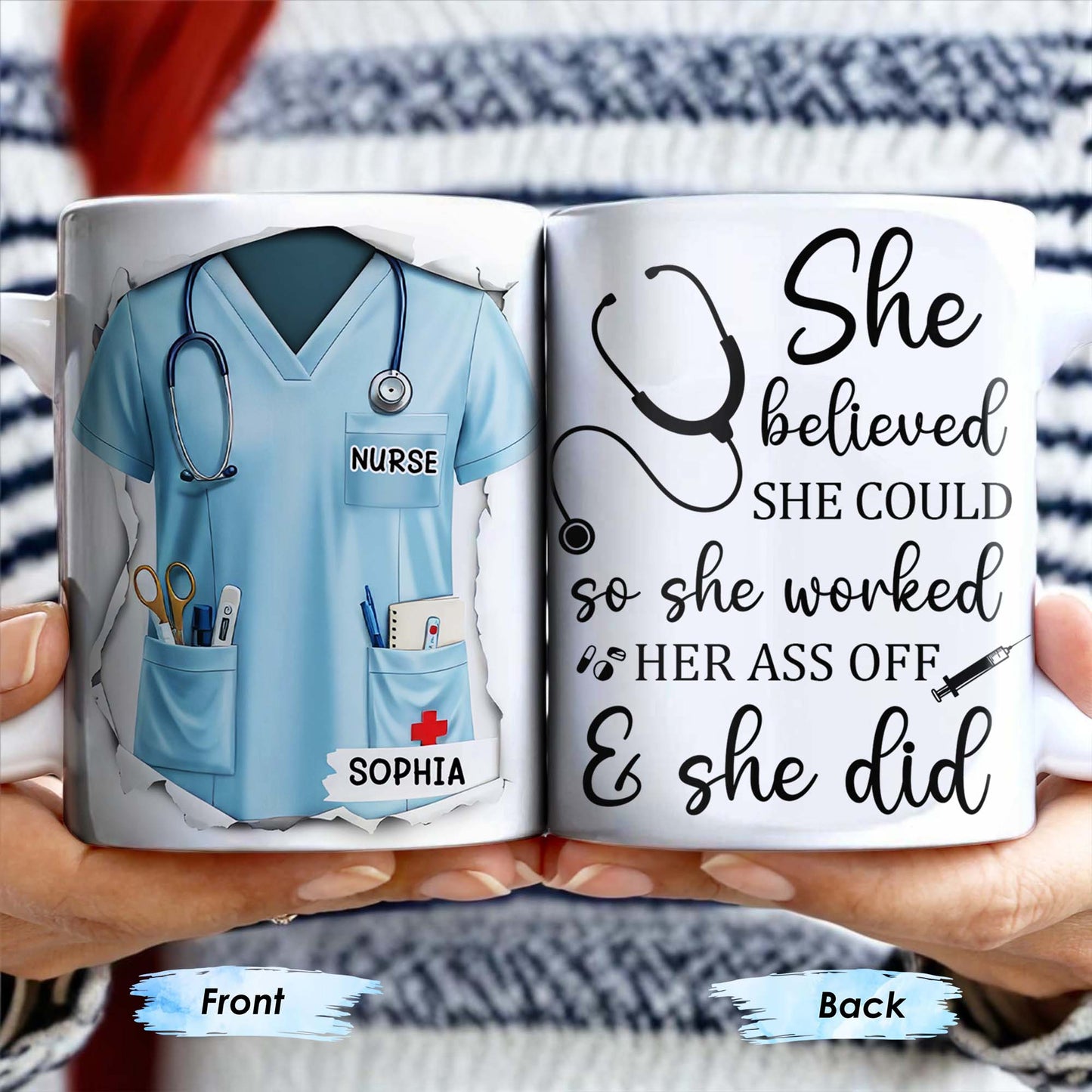 She Believed She Could So She Worked Her Ass Off & She Did, Stethoscope