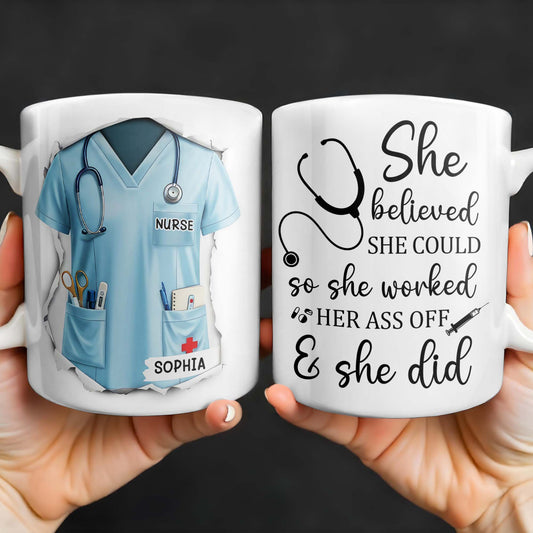 She Believed She Could So She Worked Her Ass Off & She Did, Stethoscope