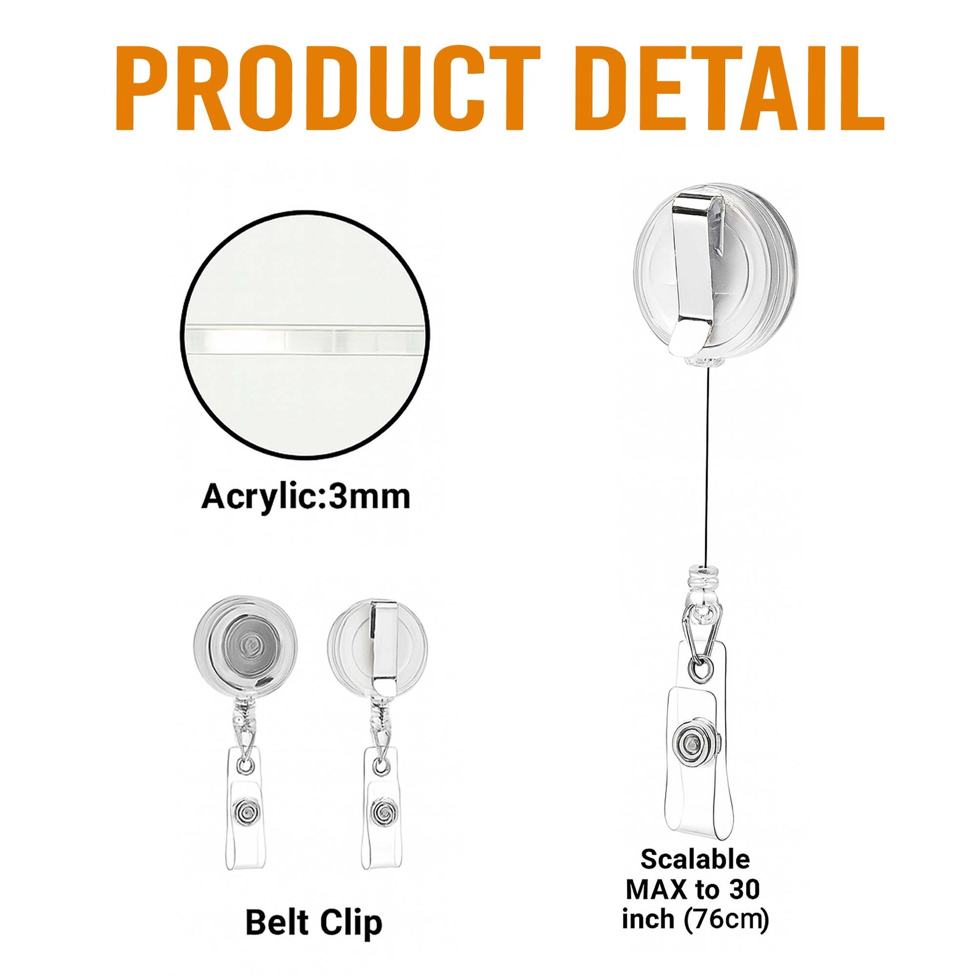 Customizable Nurse-Themed Badge Reel