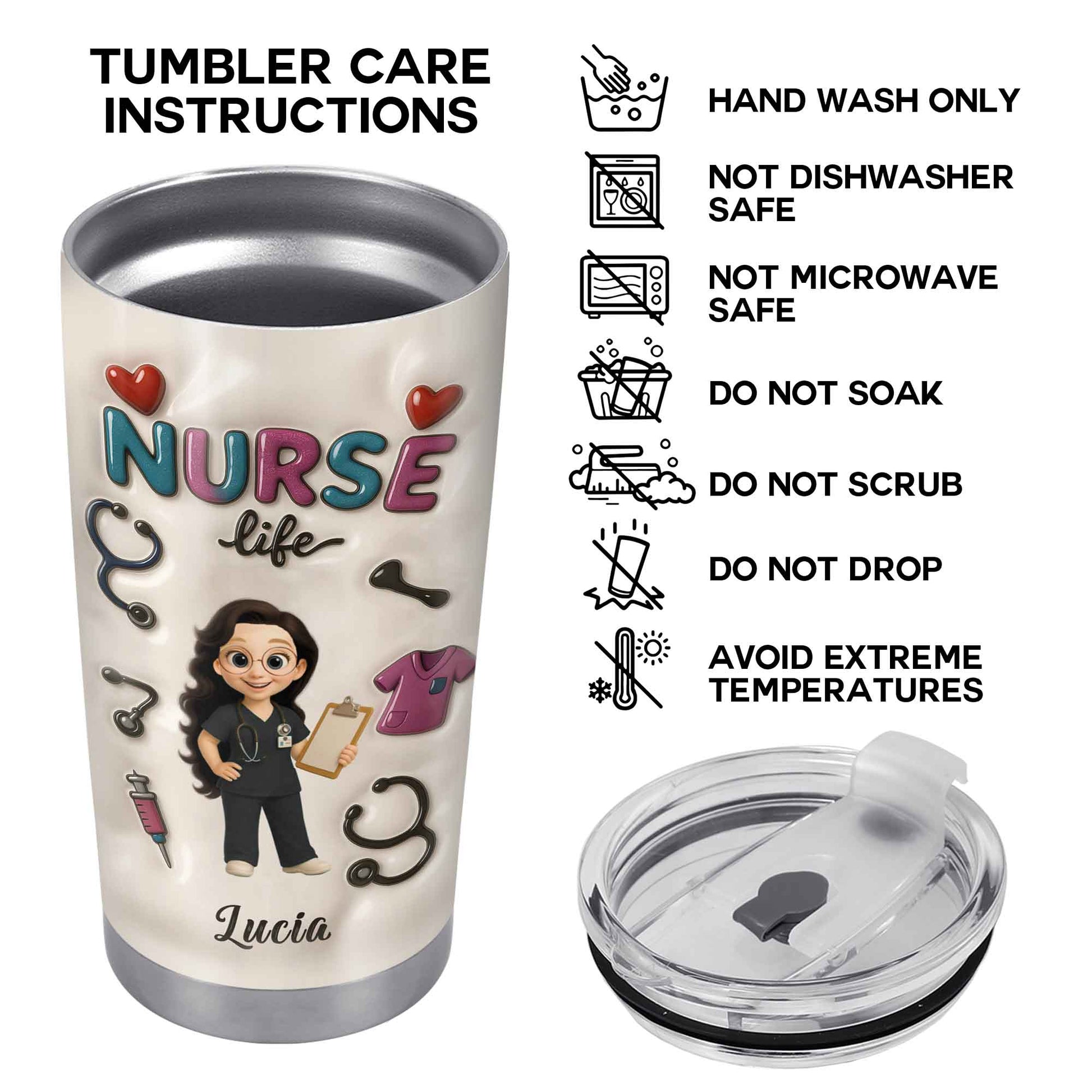 Nurse Life, Nurse And Medical Symbols