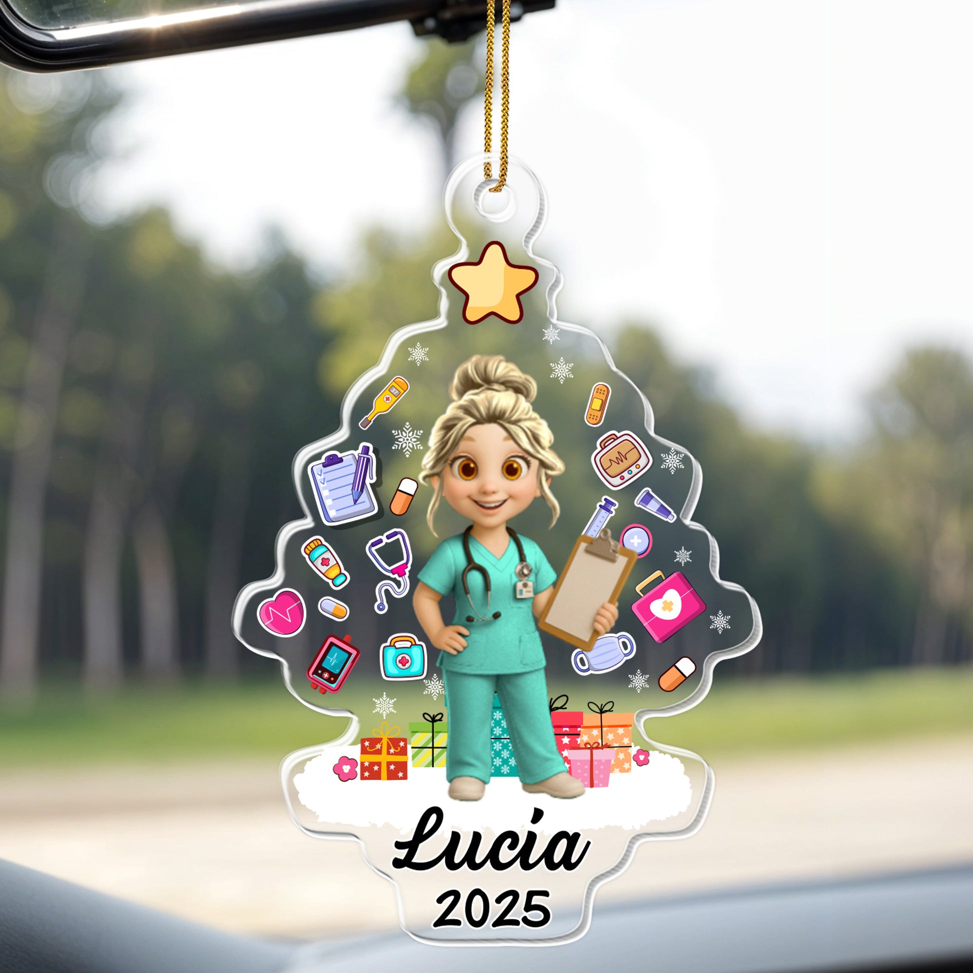 Customizable Ornament For Medical Professionals