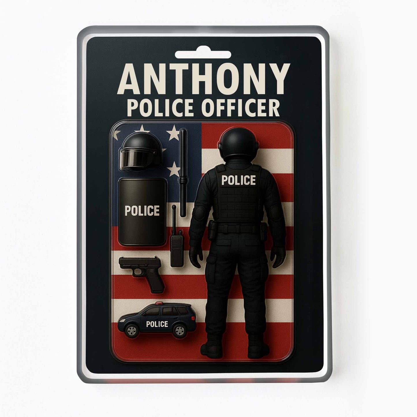 Anthony Police Officer, Police Uniform and Tactical Gear