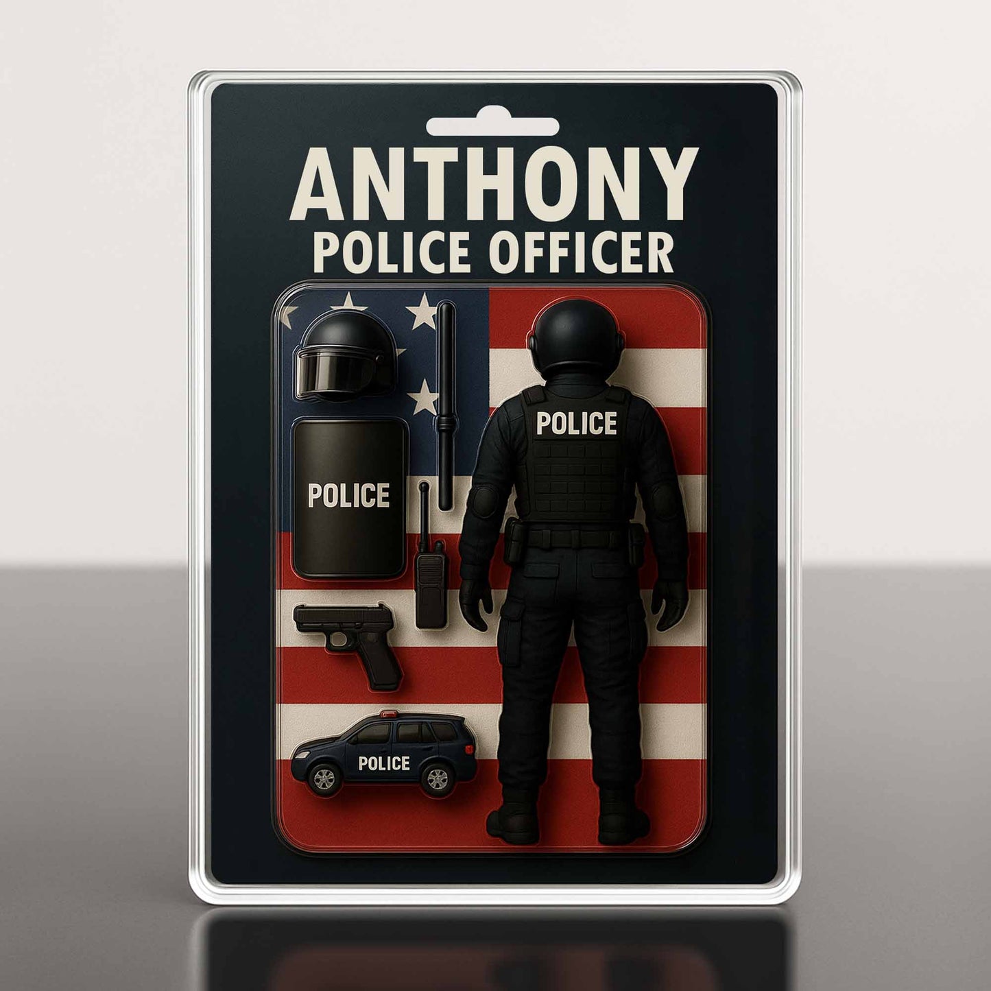 Anthony Police Officer, Police Uniform and Tactical Gear