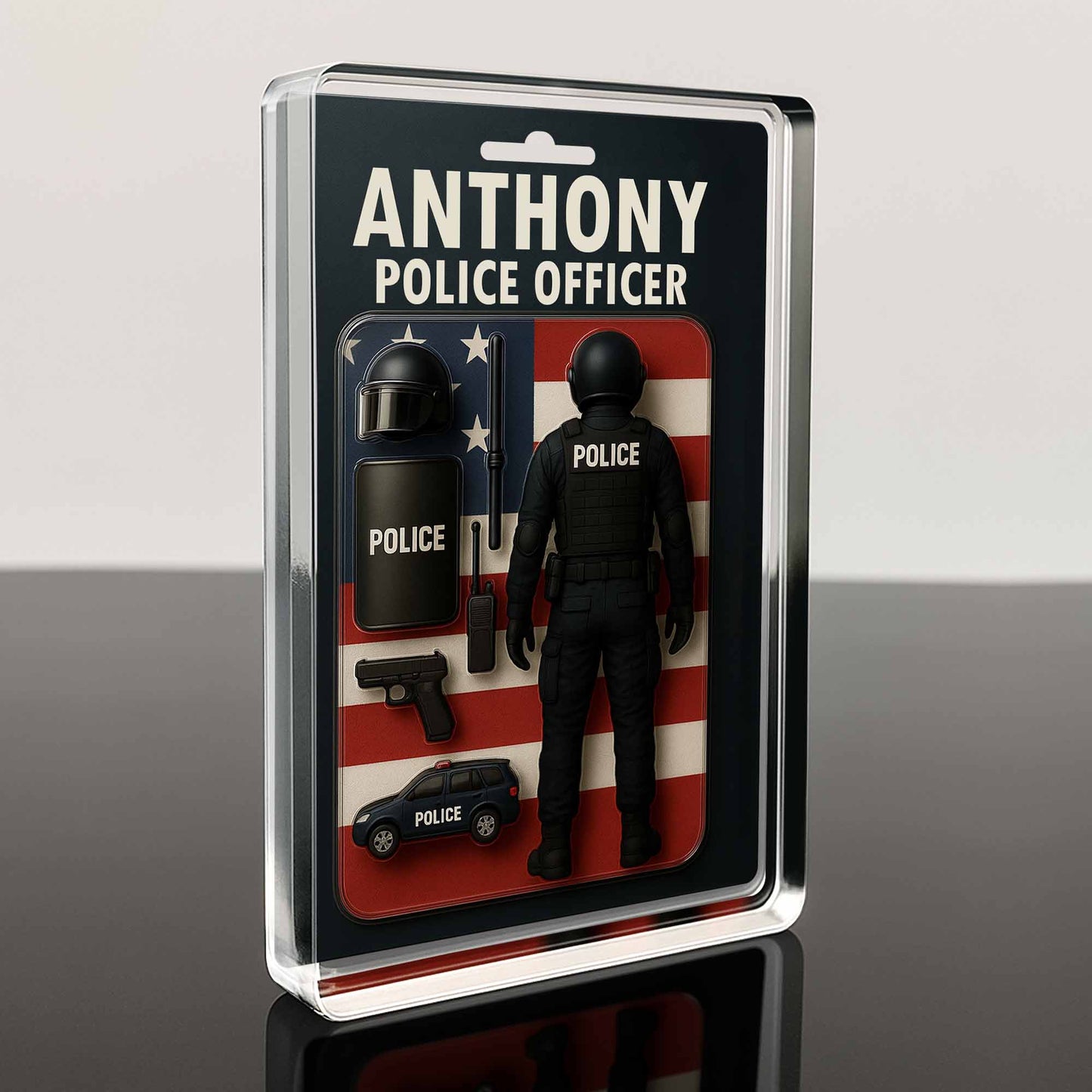 Anthony Police Officer, Police Uniform and Tactical Gear