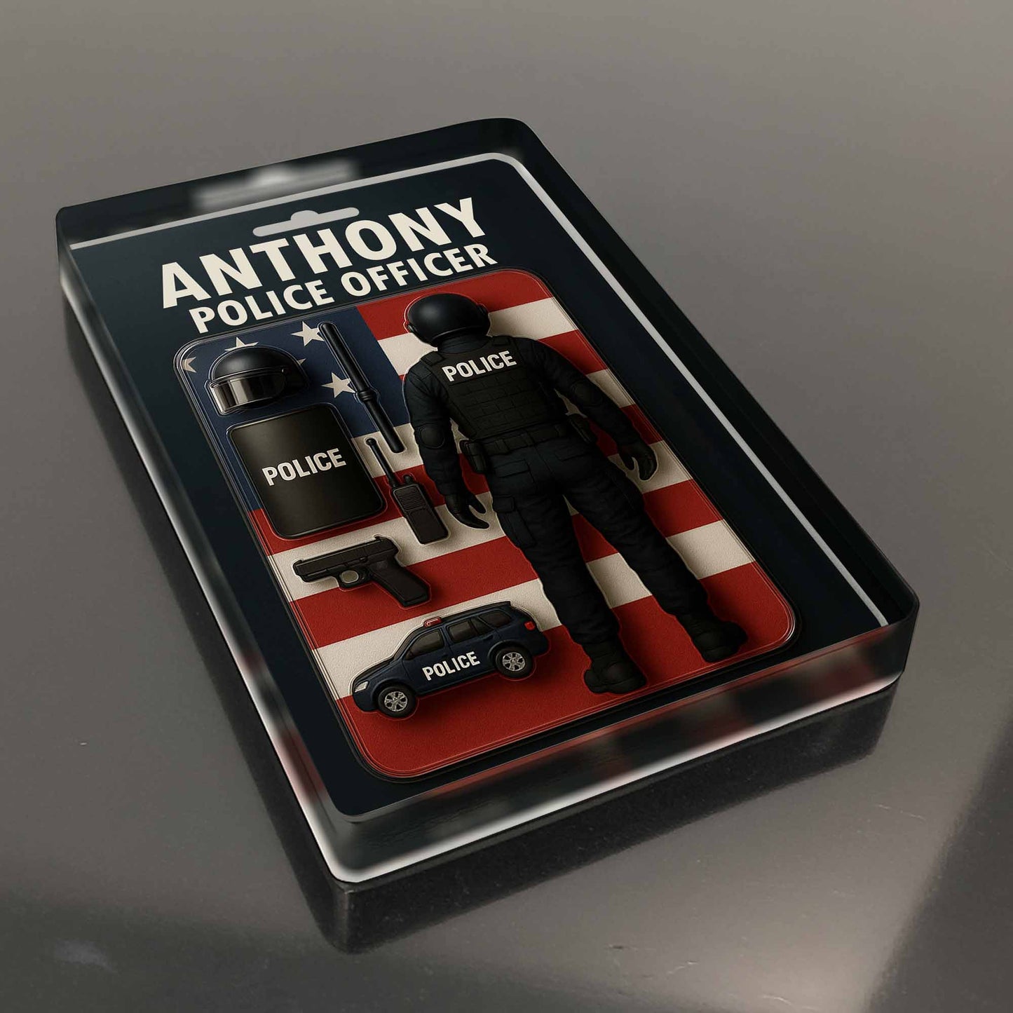 Anthony Police Officer, Police Uniform and Tactical Gear