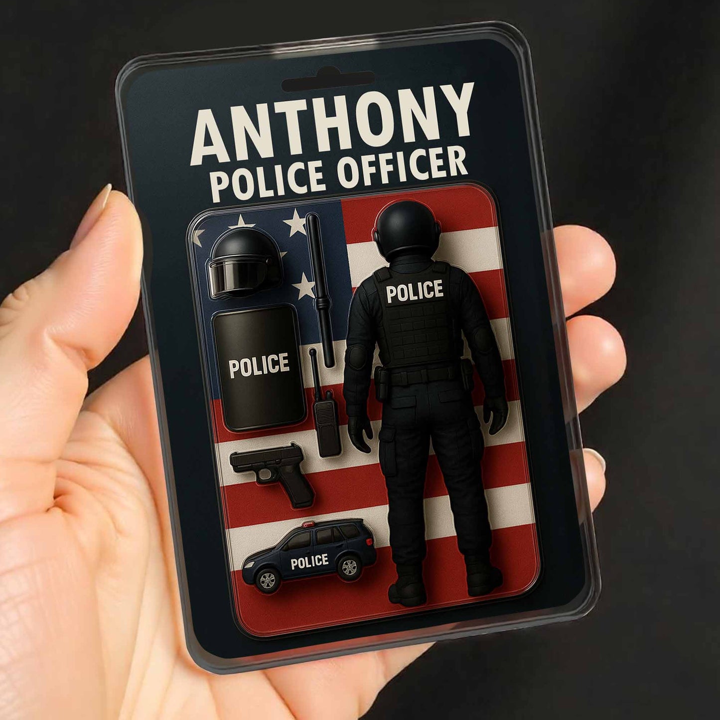 Anthony Police Officer, Police Uniform and Tactical Gear