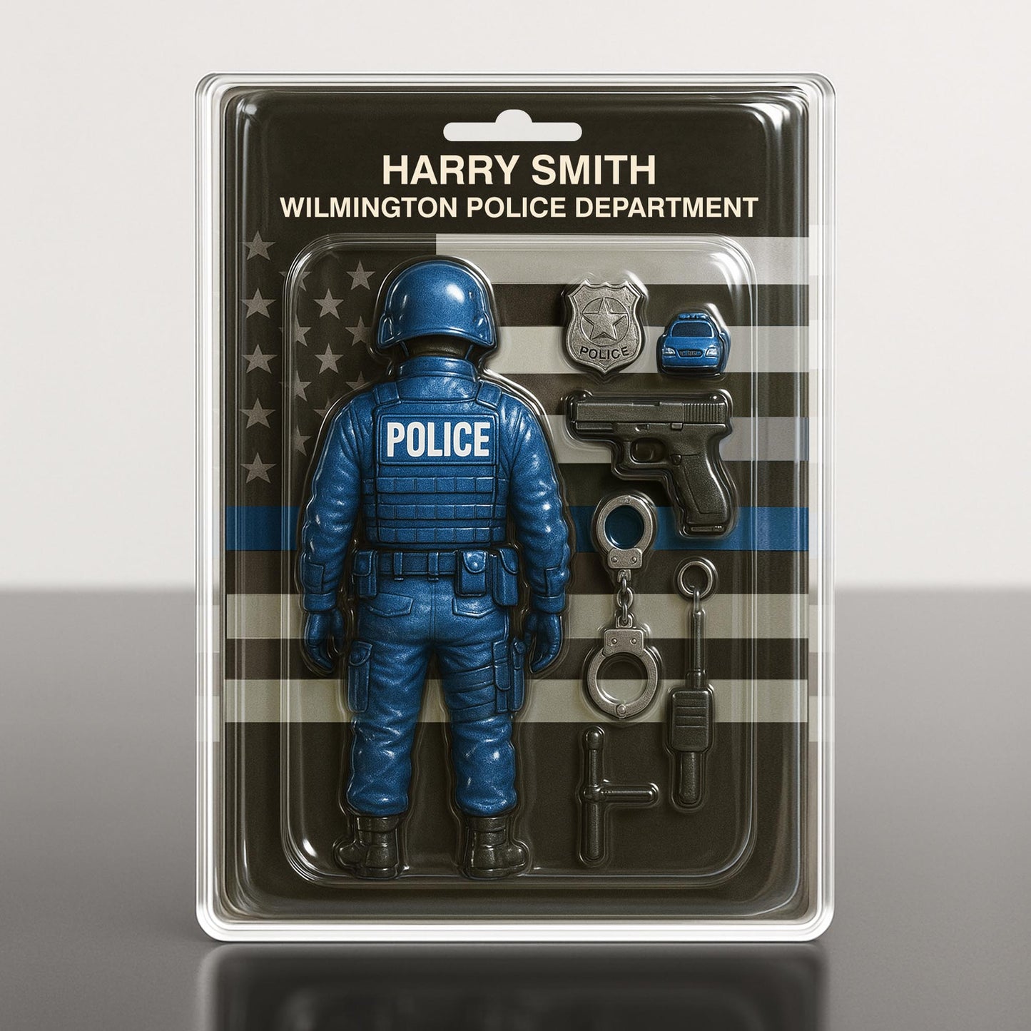 Honor And Duty, Celebrate Law Enforcement Heroes, Police Officer Figurine And Accessories