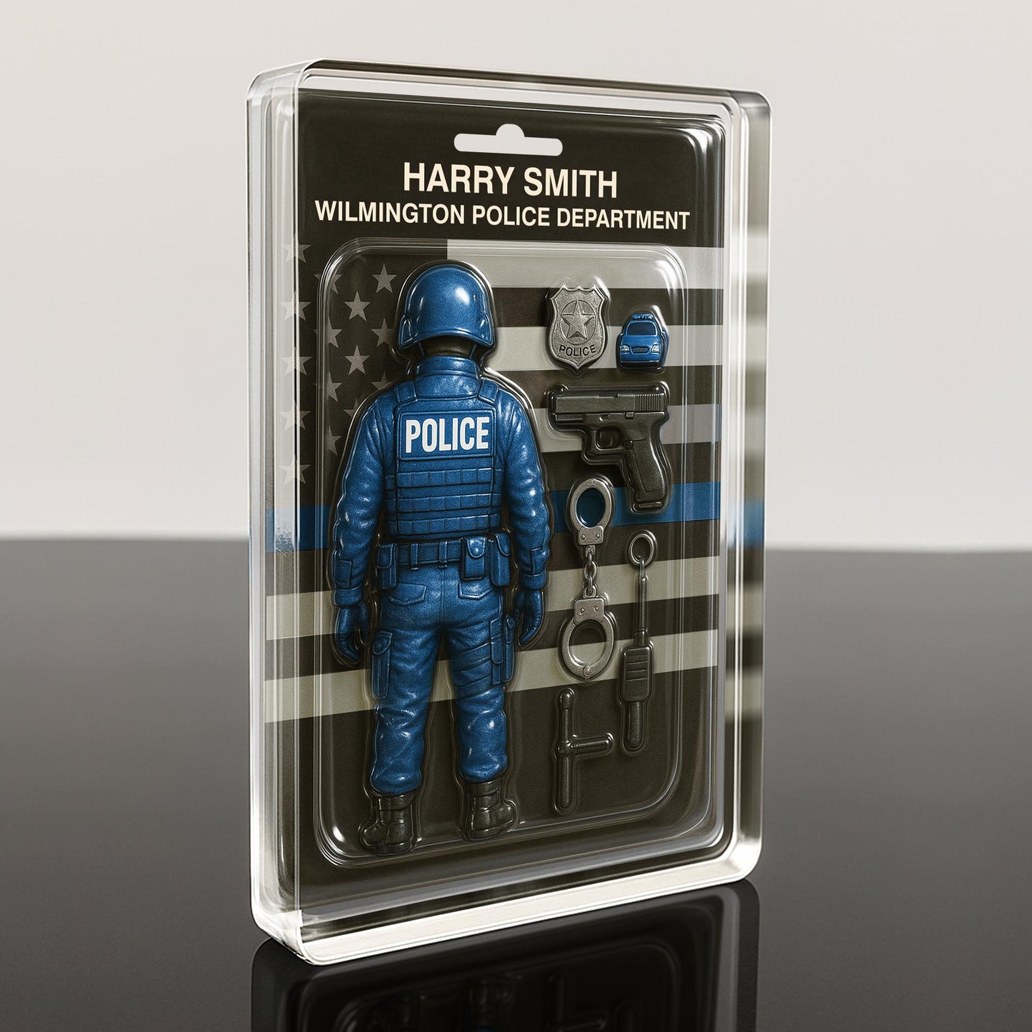 Honor And Duty, Celebrate Law Enforcement Heroes, Police Officer Figurine And Accessories