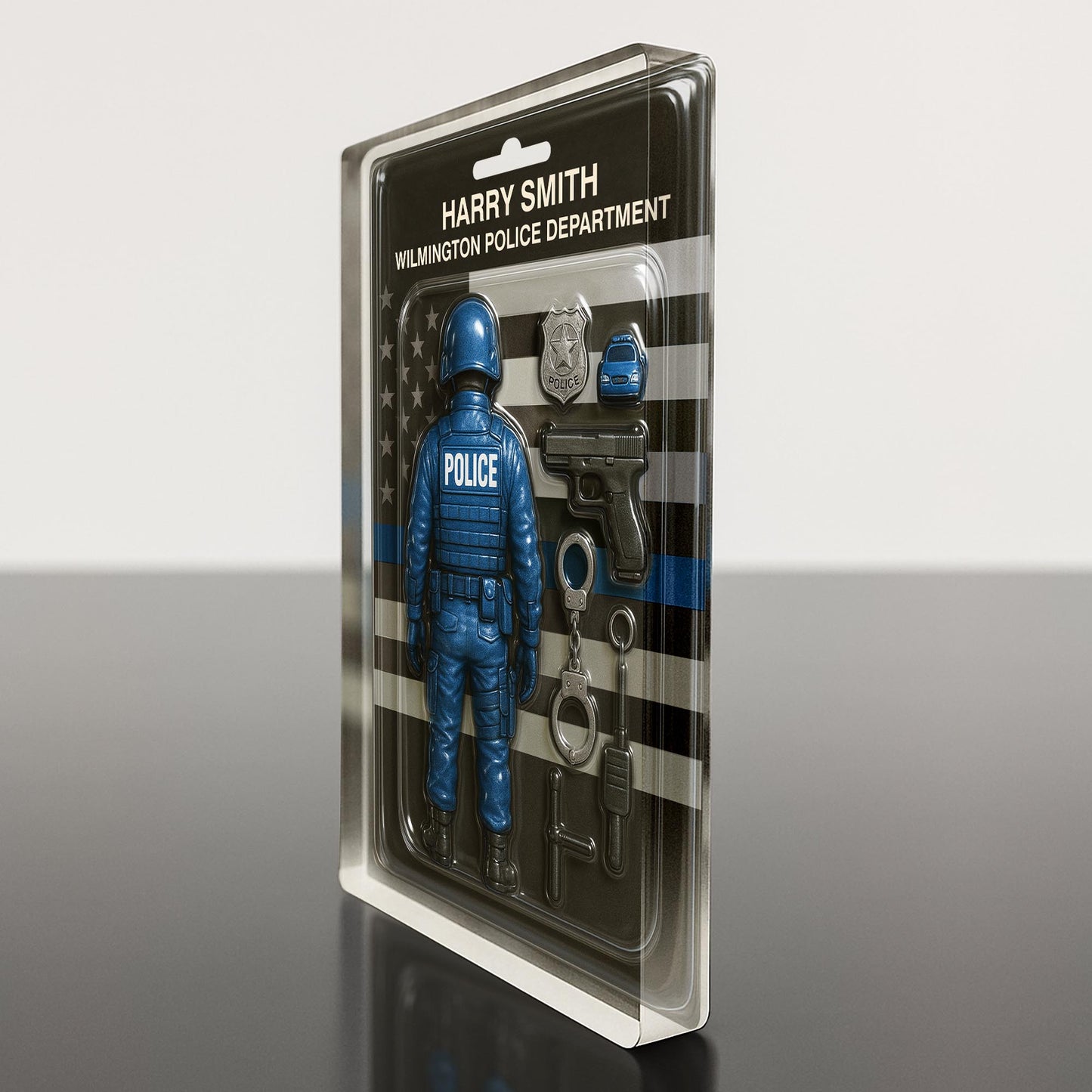Honor And Duty, Celebrate Law Enforcement Heroes, Police Officer Figurine And Accessories