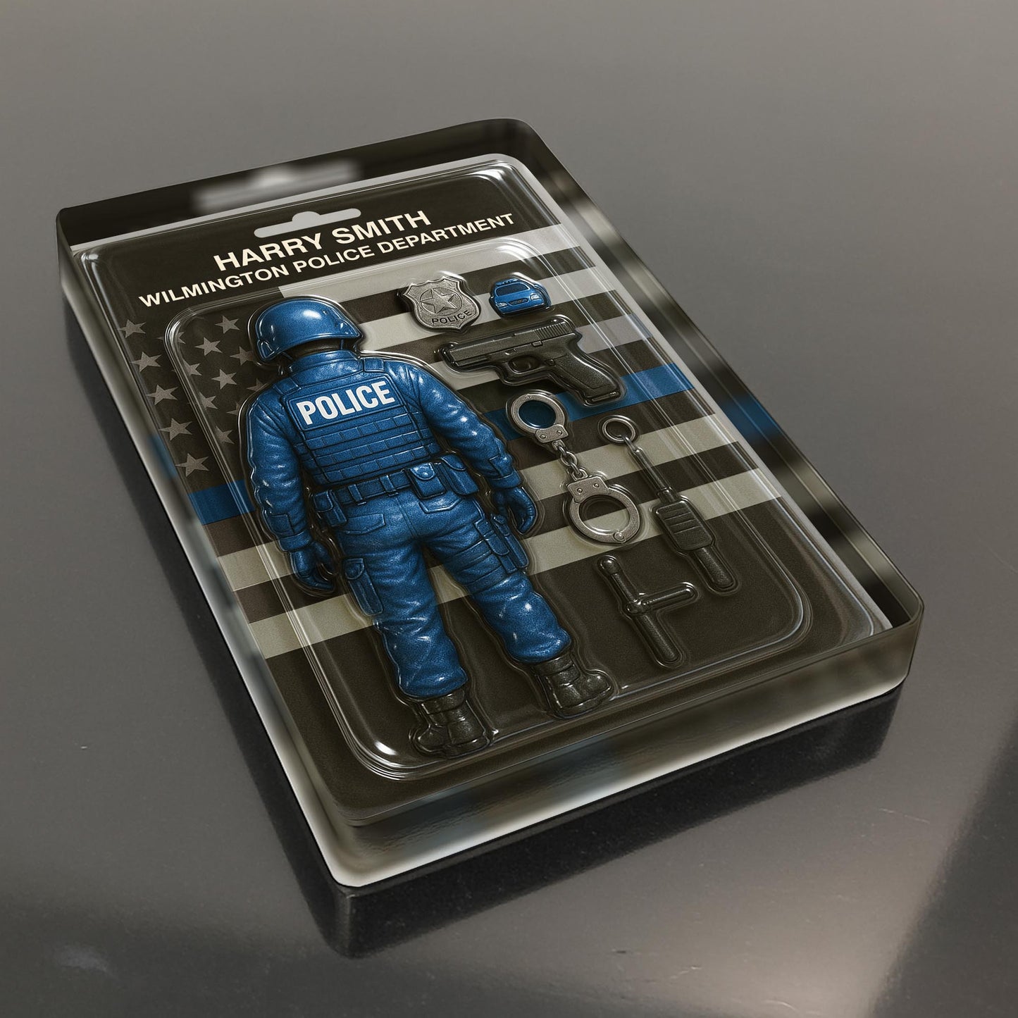 Honor And Duty, Celebrate Law Enforcement Heroes, Police Officer Figurine And Accessories