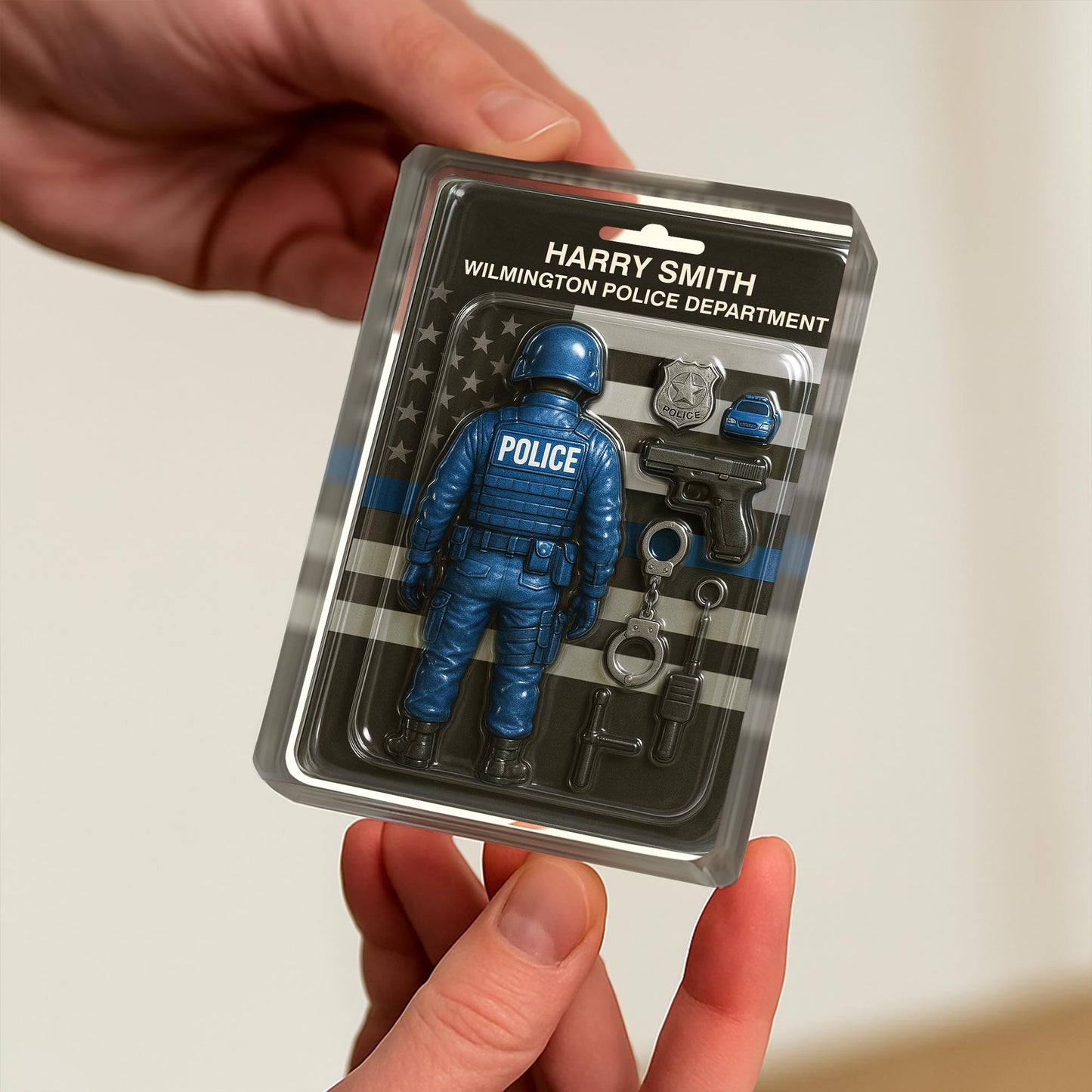 Honor And Duty, Celebrate Law Enforcement Heroes, Police Officer Figurine And Accessories