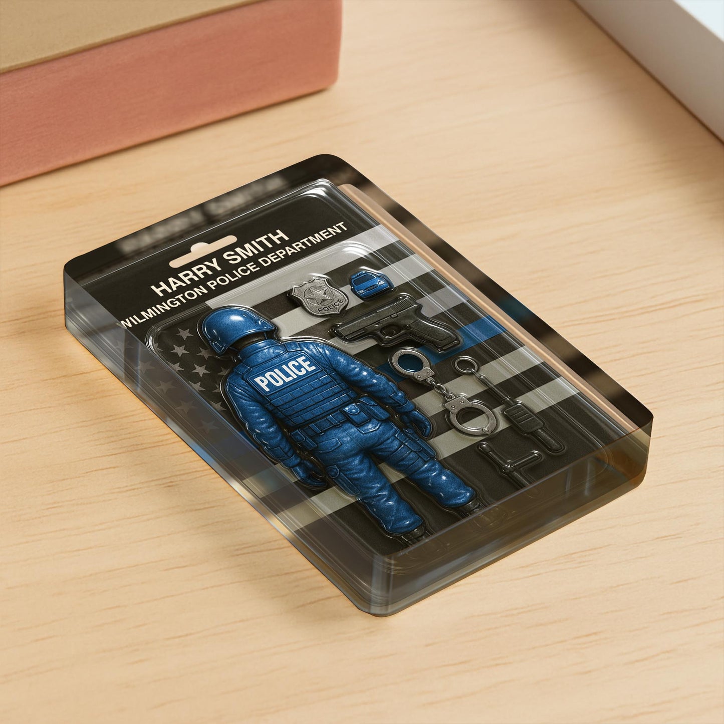 Honor And Duty, Celebrate Law Enforcement Heroes, Police Officer Figurine And Accessories