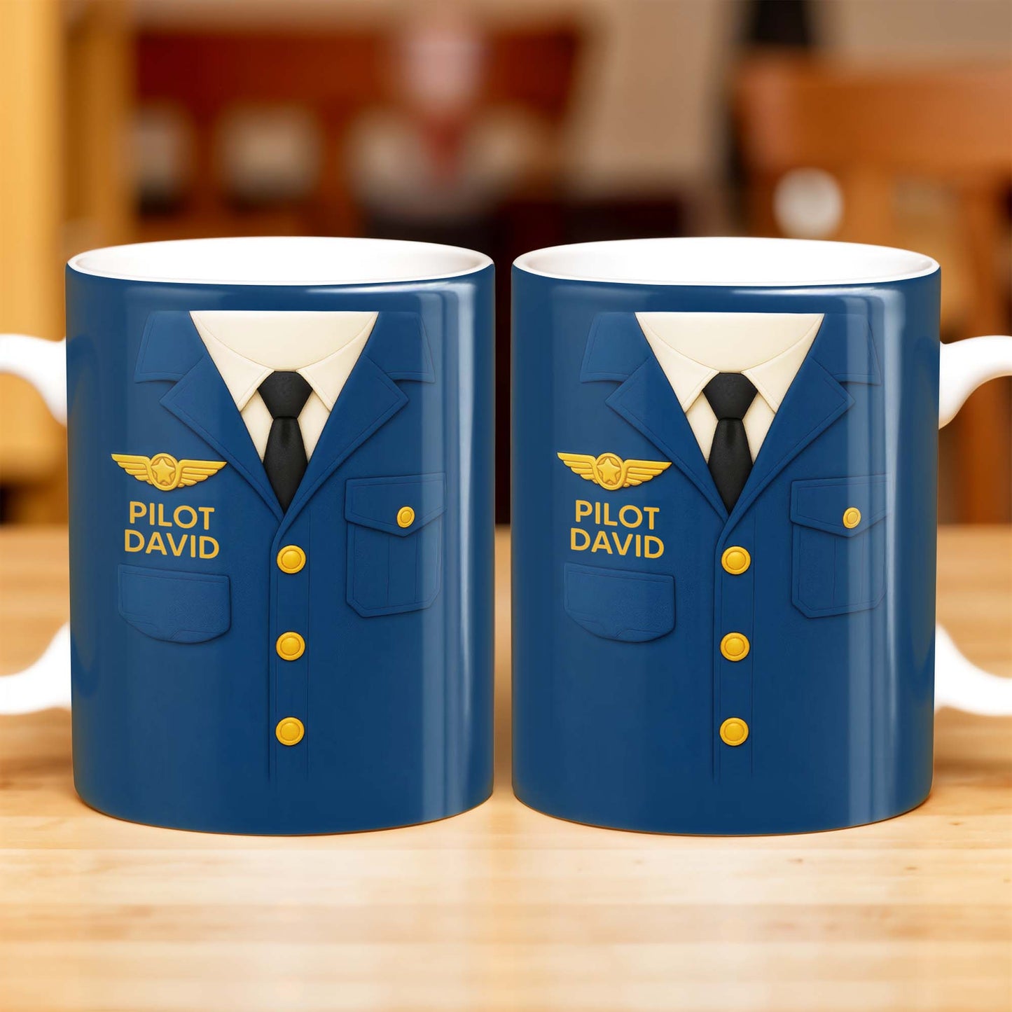 Celebrate The Love For Aviation With This Custom Pilot Uniform Design, Wings Badge