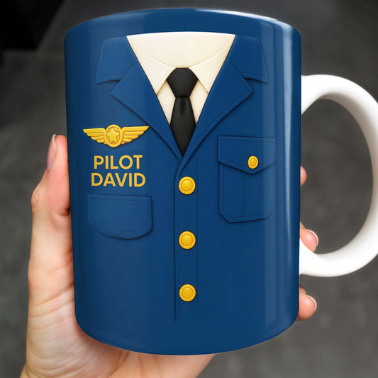 Celebrate The Love For Aviation With This Custom Pilot Uniform Design, Wings Badge