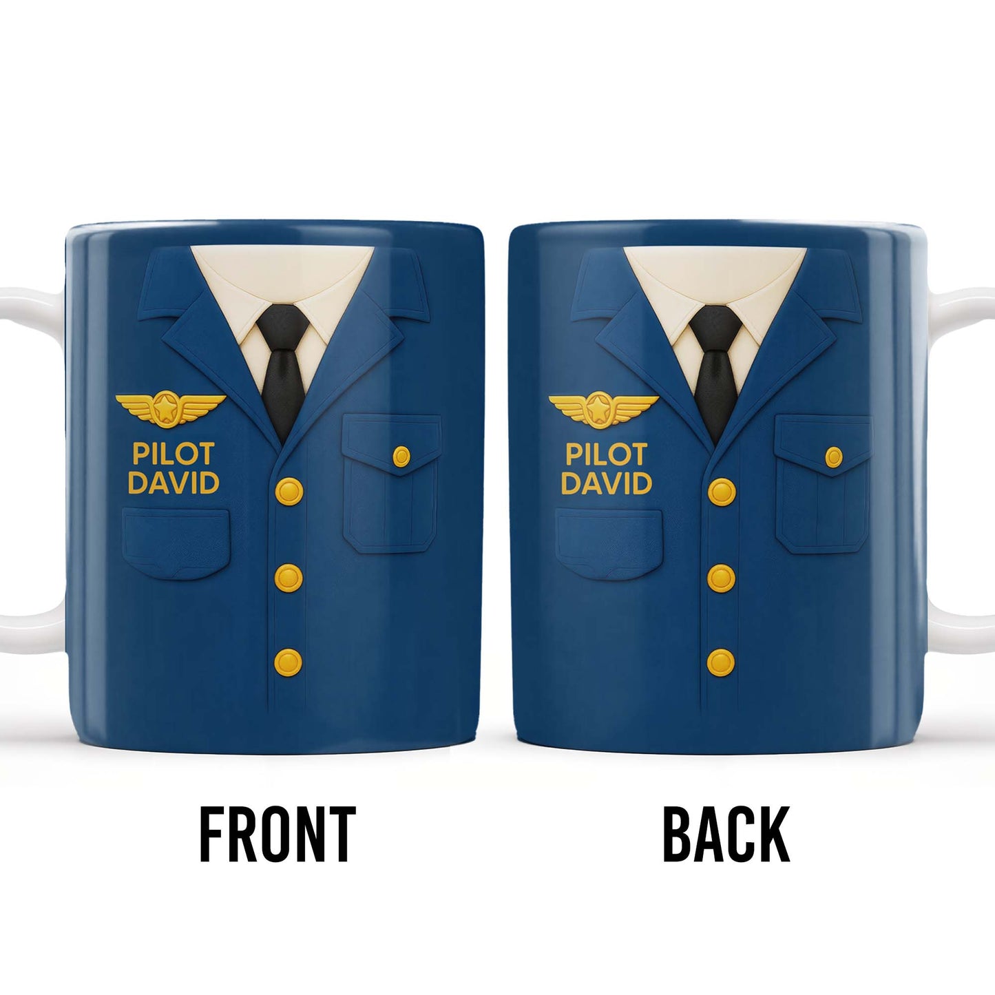 Celebrate The Love For Aviation With This Custom Pilot Uniform Design, Wings Badge