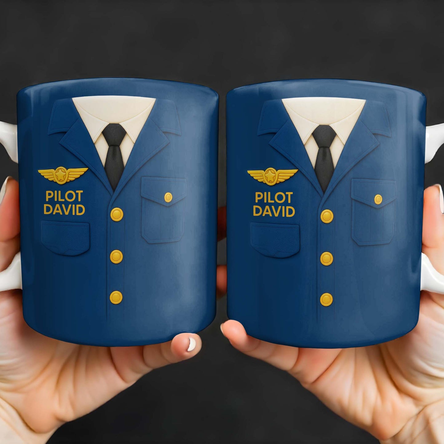 Celebrate The Love For Aviation With This Custom Pilot Uniform Design, Wings Badge