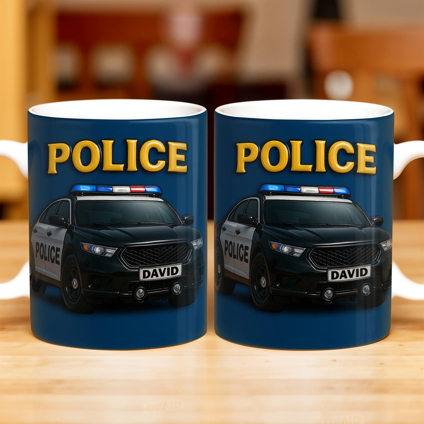 Police, Police Car And Siren