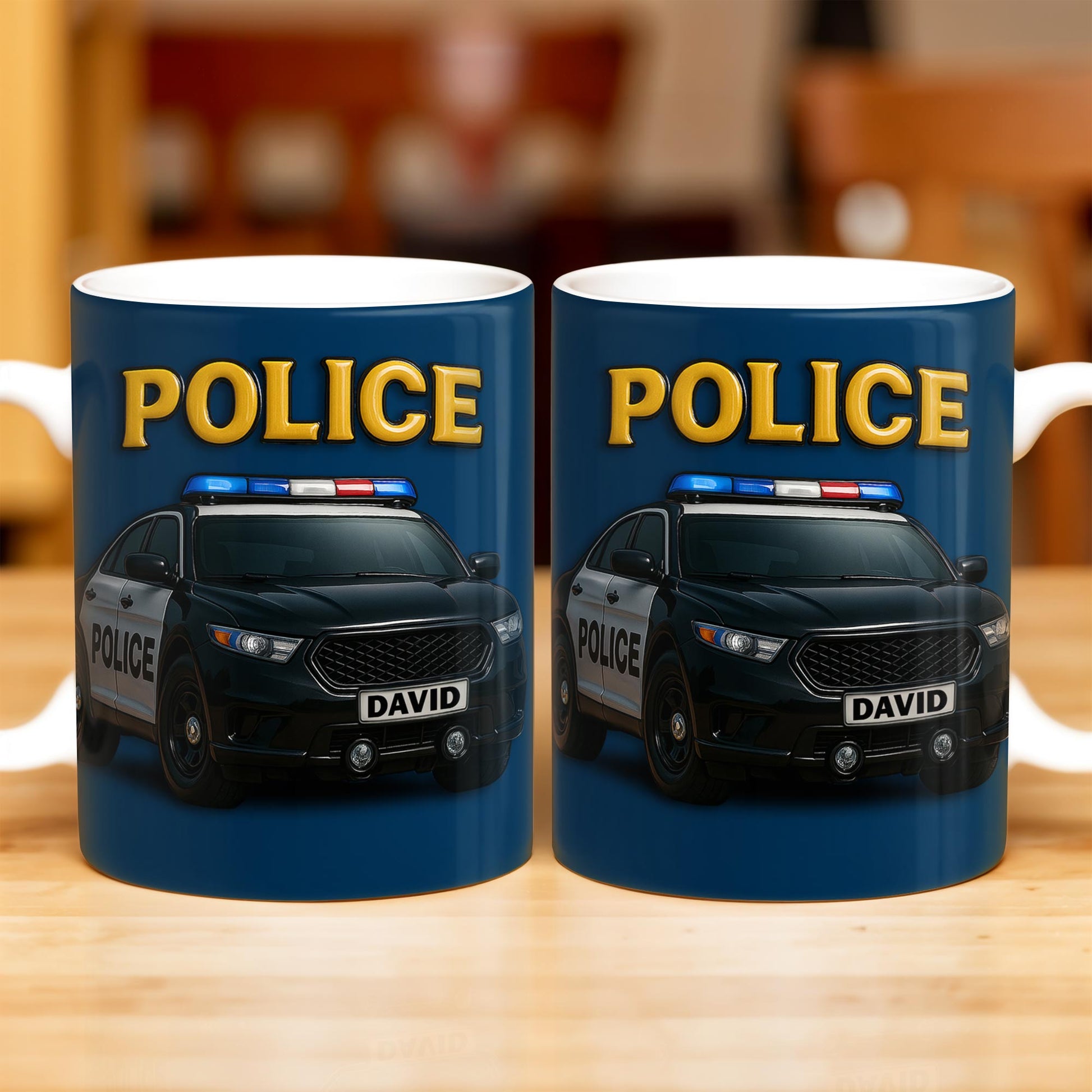 Police, Police Car And Siren