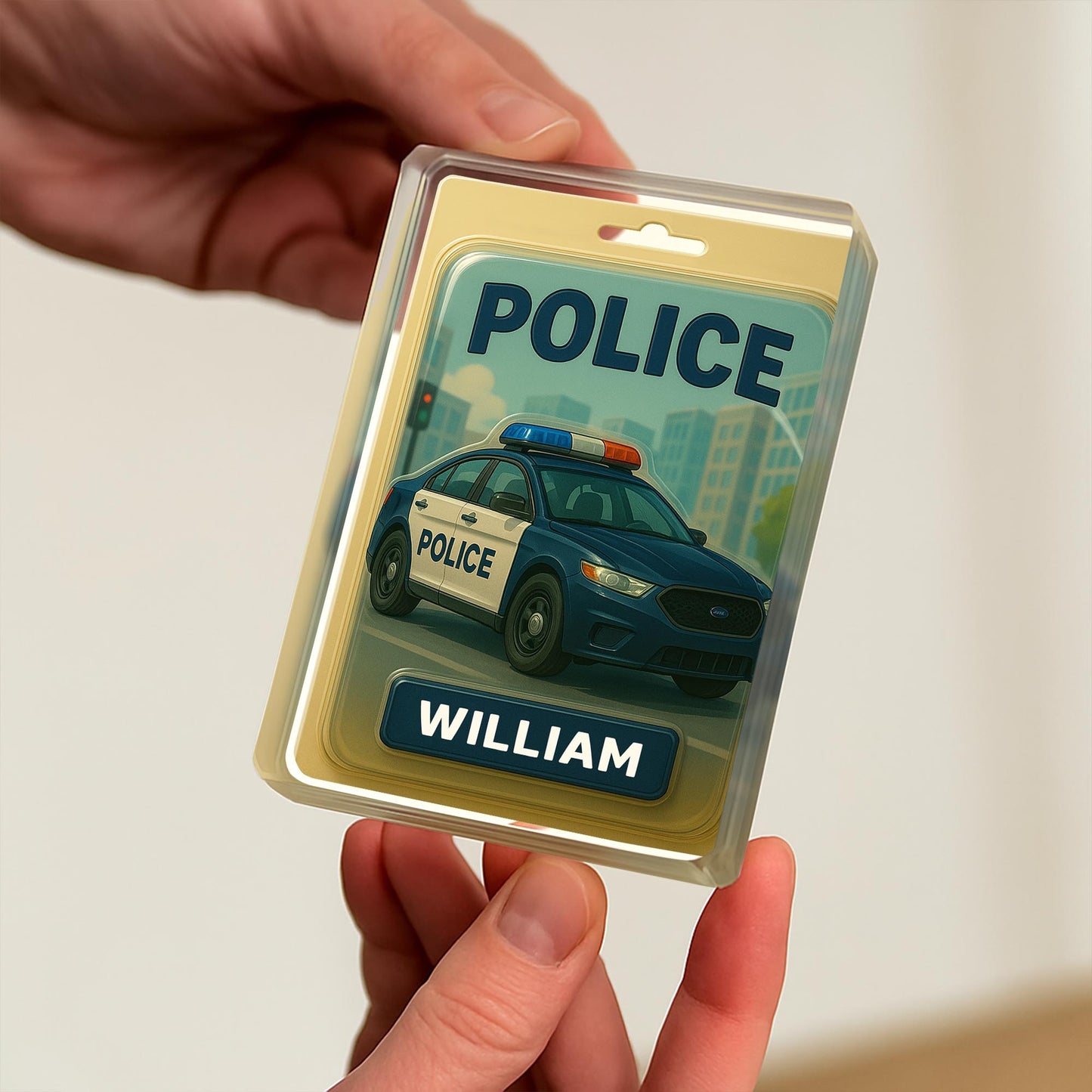 Personalized Police Car Acrylic Plaque