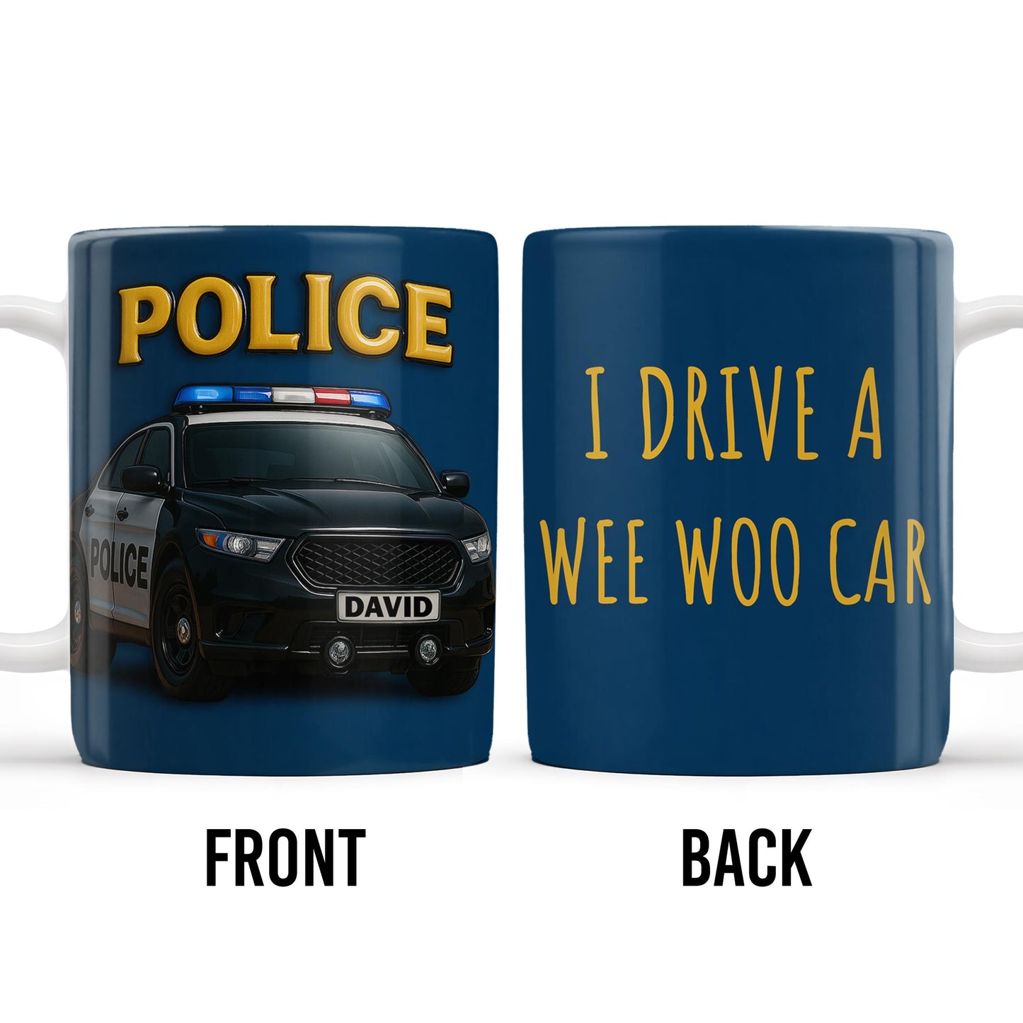 I Drive A Wee Woo Car, Police Car