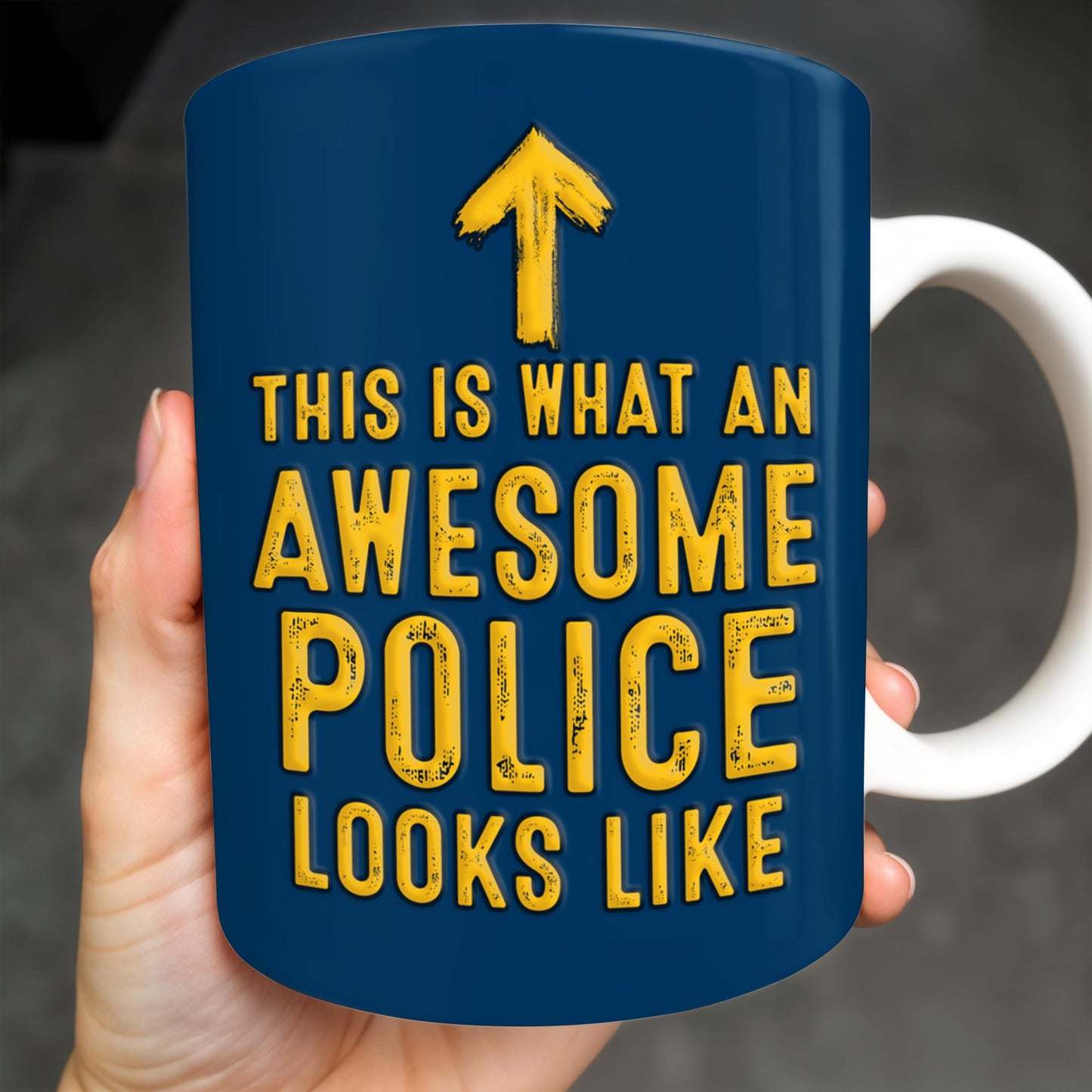 This Is What An Awesome Police Looks Like, Police Car And Badge