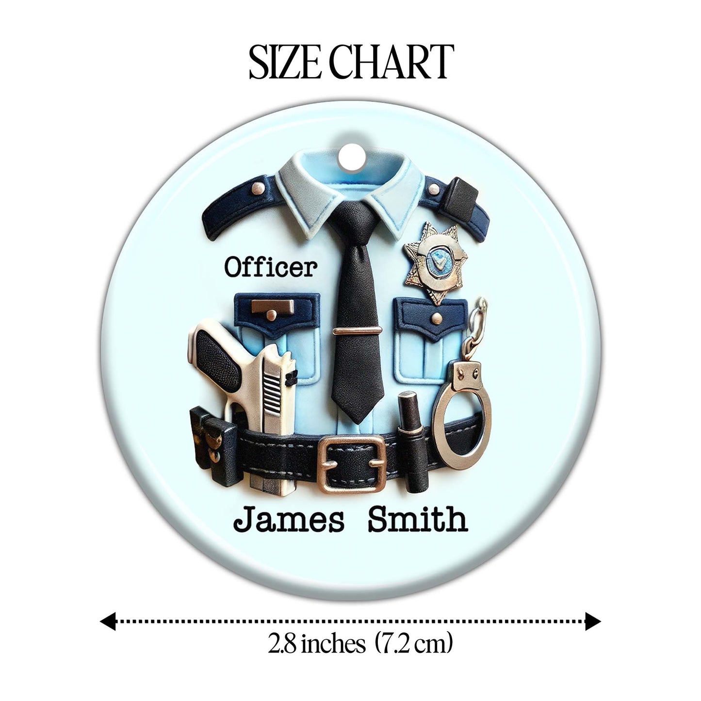 Officer Police Uniform Ornament