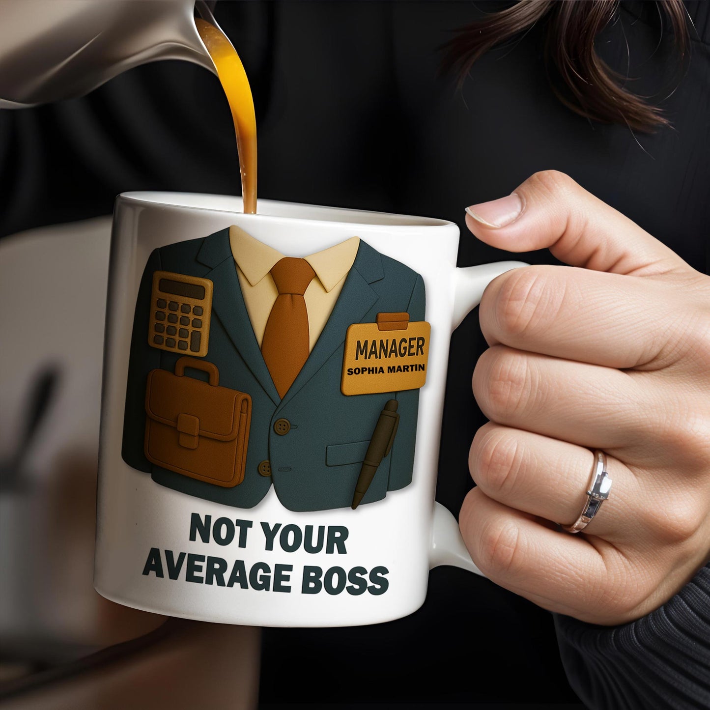 Not Your Average Boss, Suit and Accessories