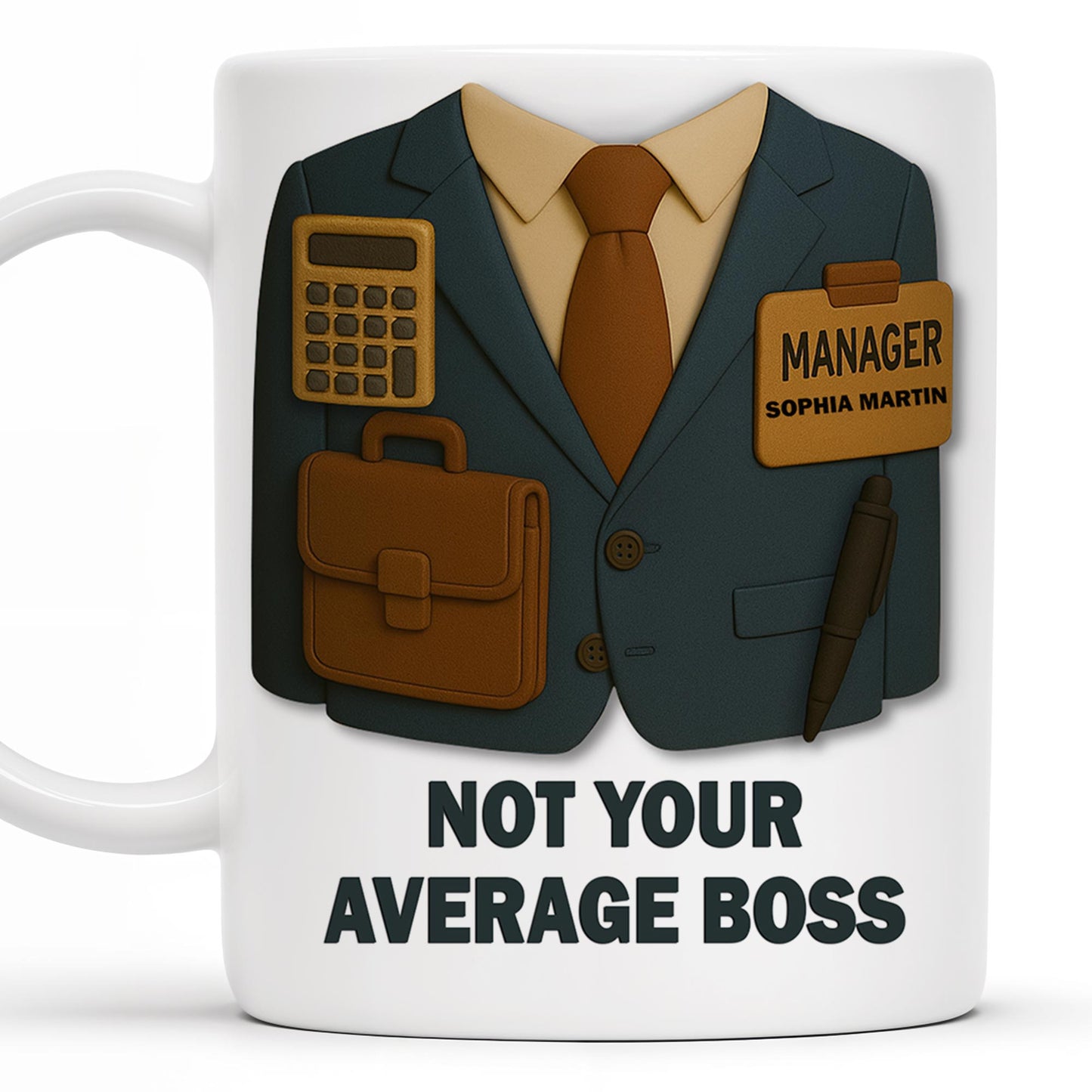 Not Your Average Boss, Suit and Accessories