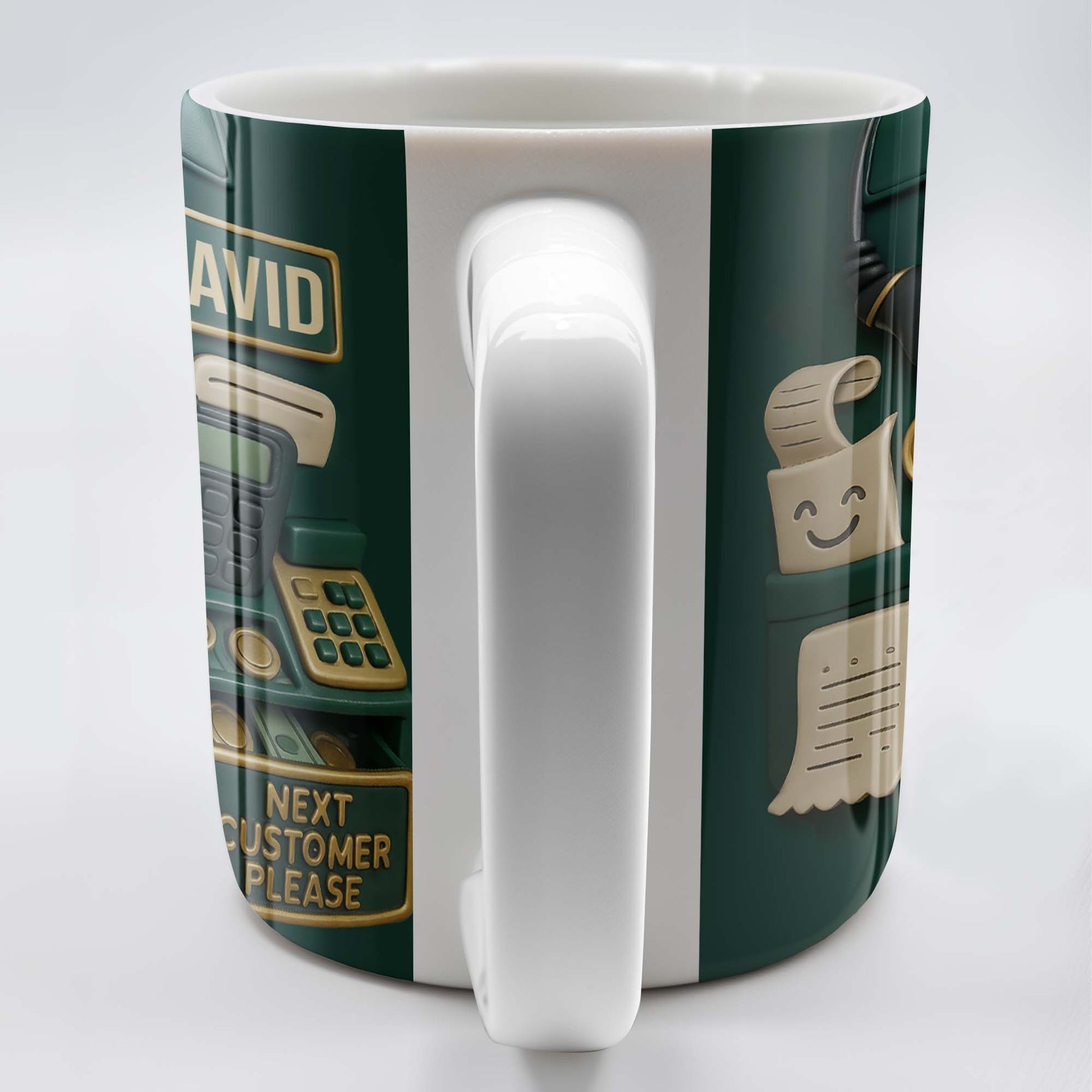 Best Coffee Break Companion For Awesome Cashiers, Cash Register And Telephone