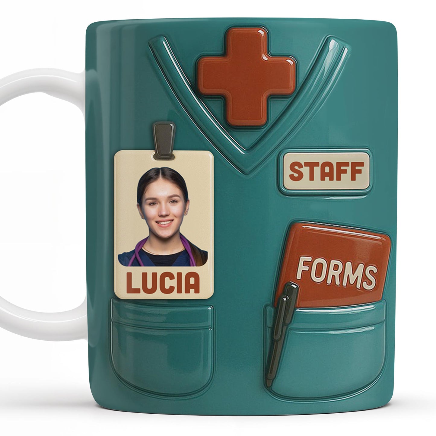 Celebrate Your Favorite Nurse, Medical Scrubs and ID Badge