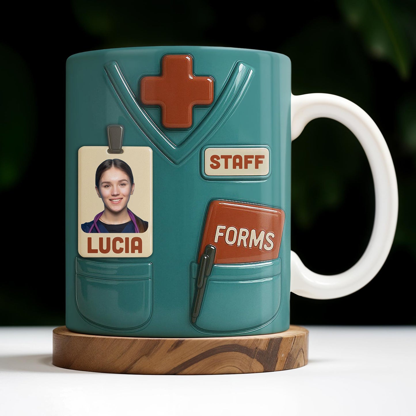 Celebrate Your Favorite Nurse, Medical Scrubs and ID Badge