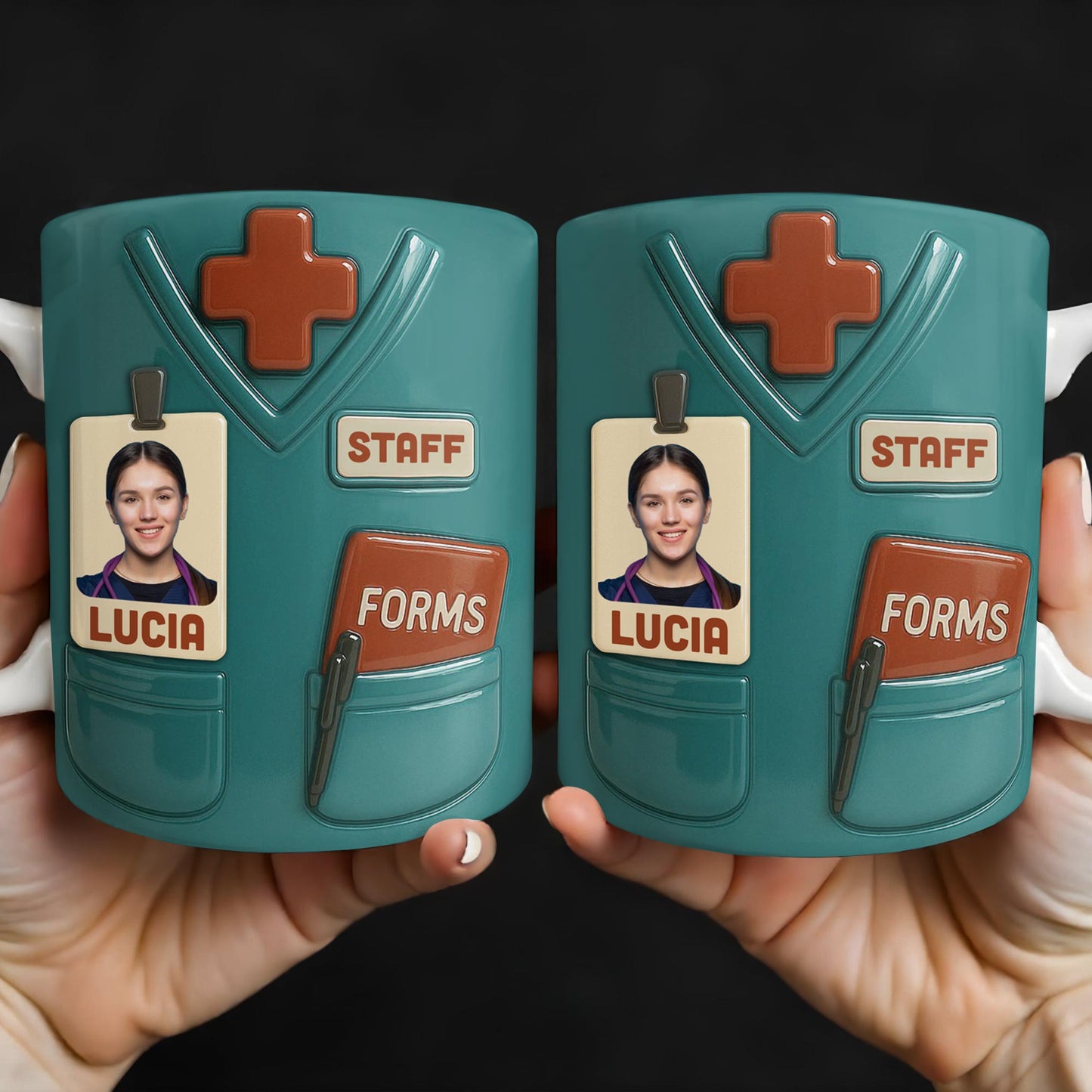 Celebrate Your Favorite Nurse, Medical Scrubs and ID Badge