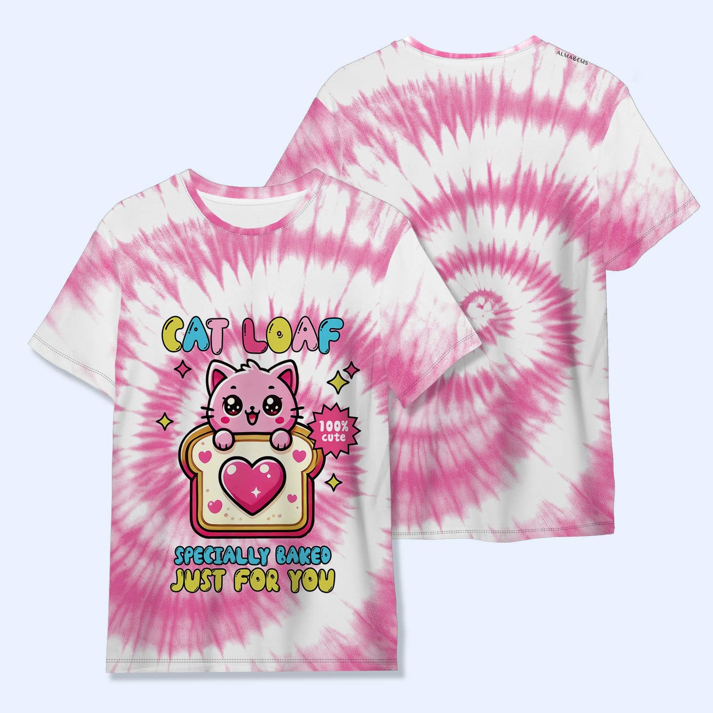 Pain de chat, spécialement préparé pour vous - T-shirt unisexe personnalisé imprimé sur toute la surface - PET001_3T