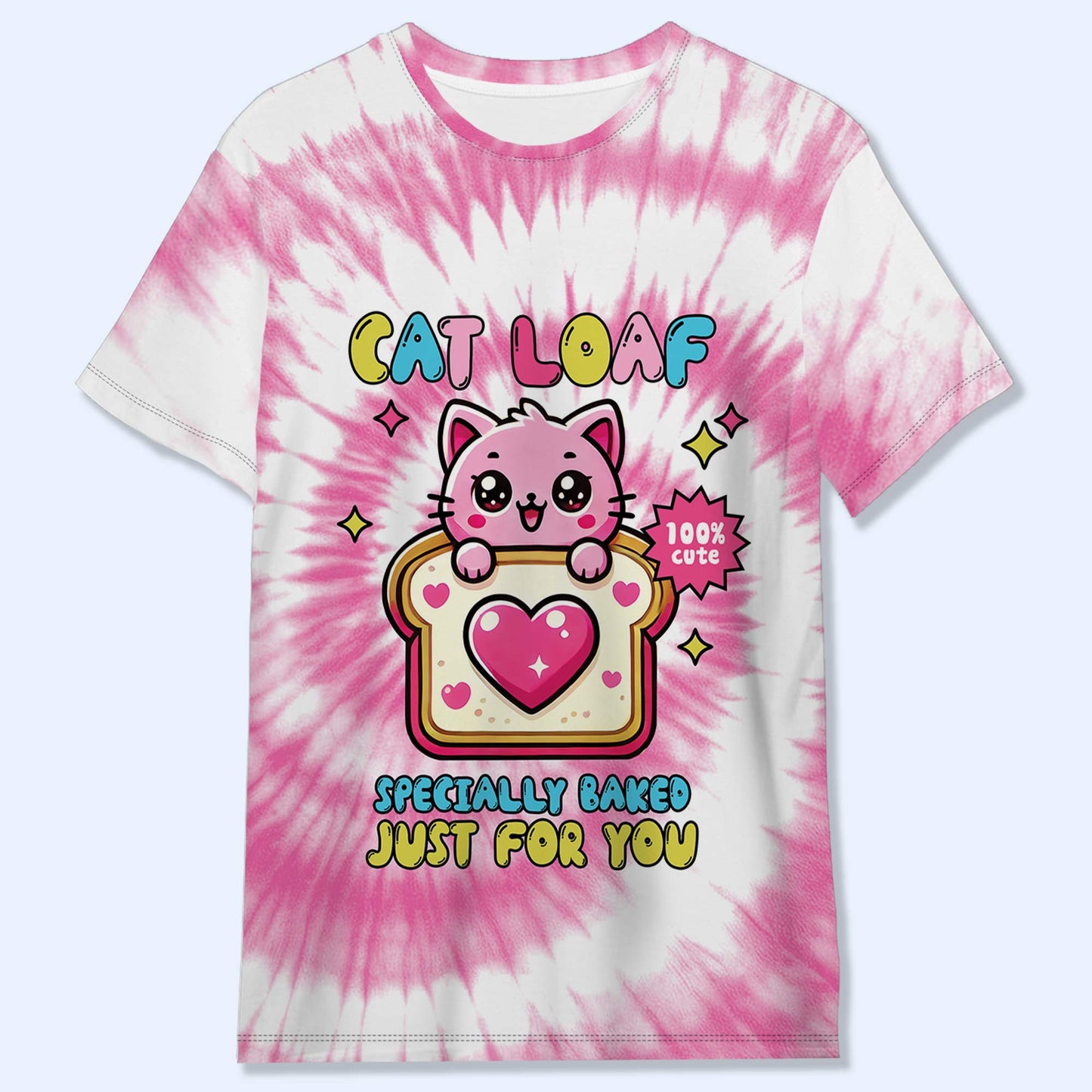 Pain de chat, spécialement préparé pour vous - T-shirt unisexe personnalisé imprimé sur toute la surface - PET001_3T