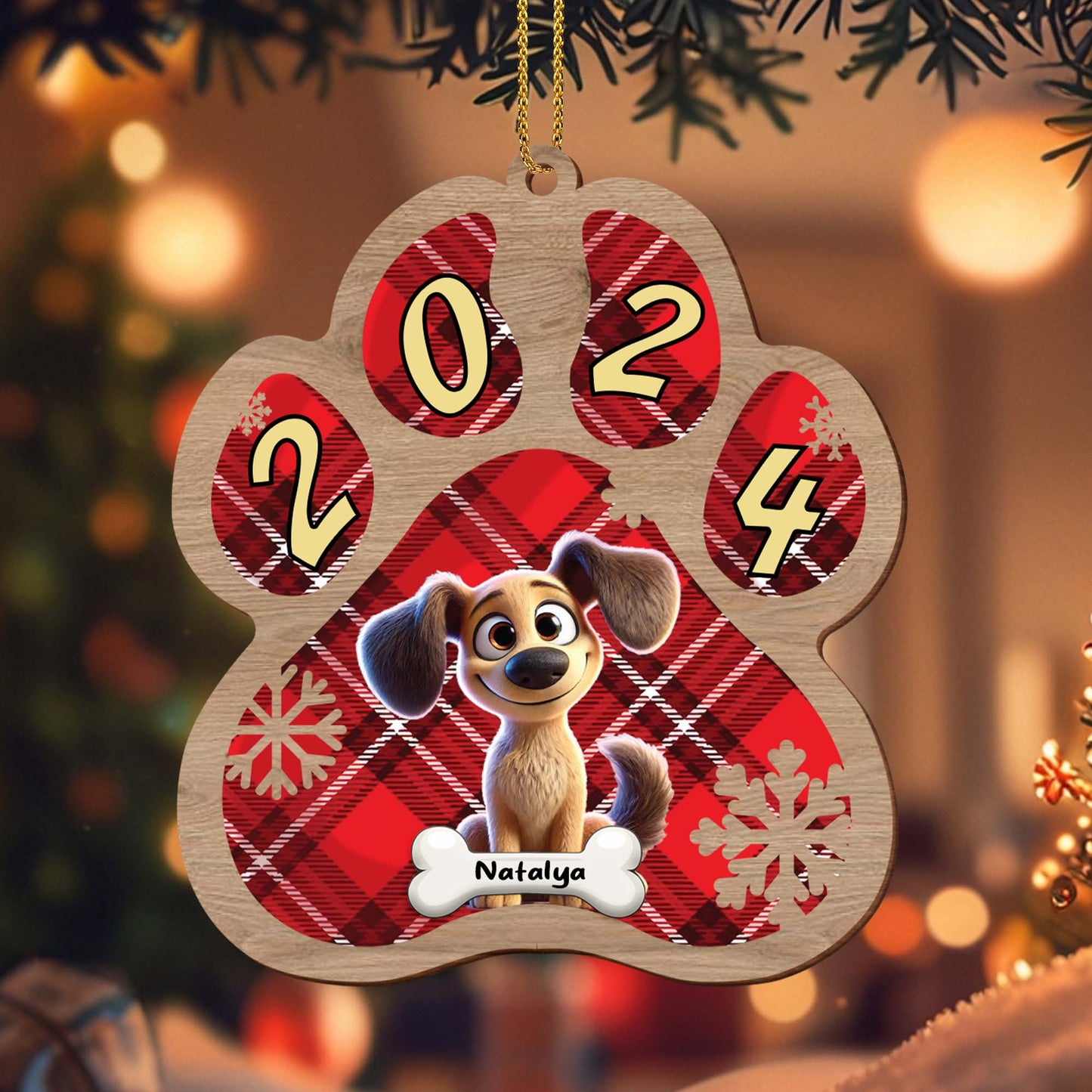 Celebrate The Year With Your Furry Friend Ornament