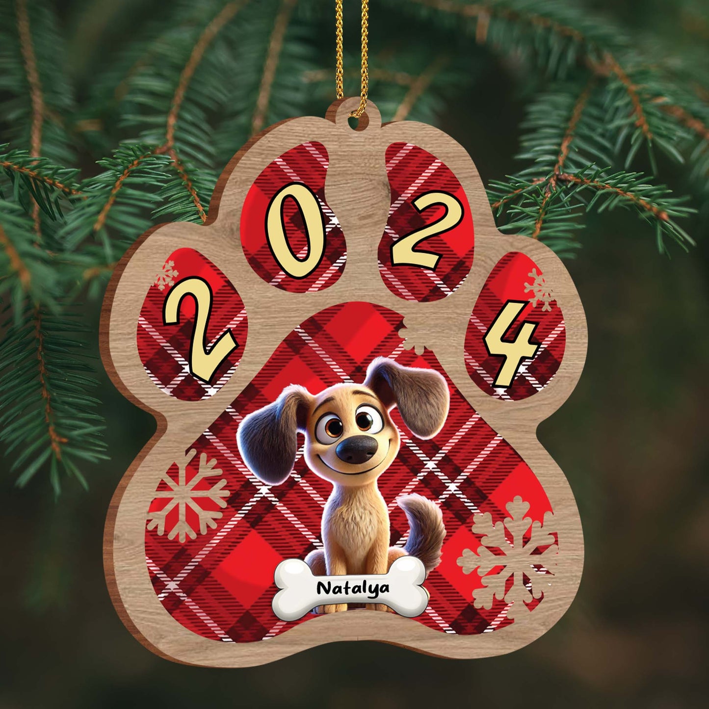 Celebrate The Year With Your Furry Friend Ornament