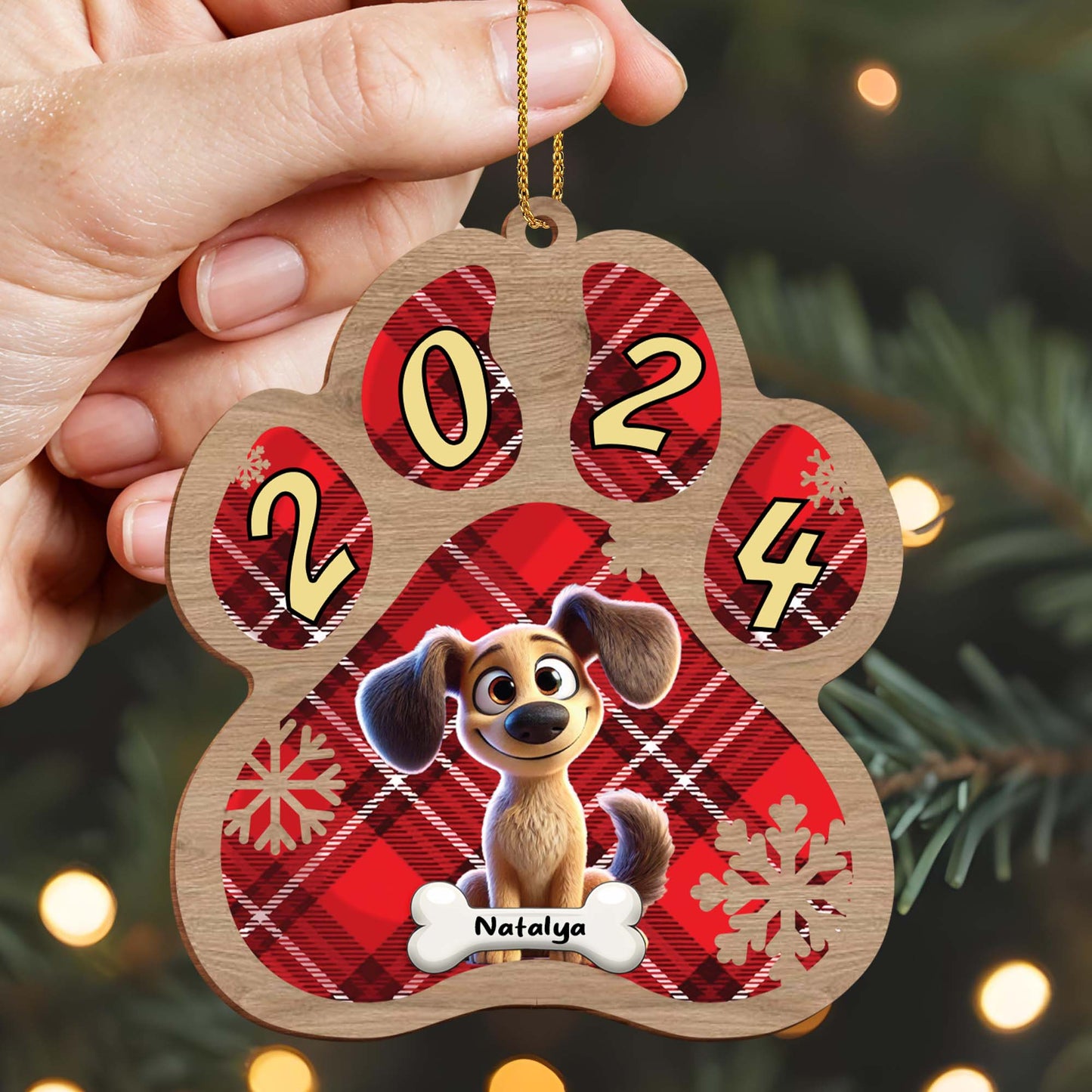 Celebrate The Year With Your Furry Friend Ornament