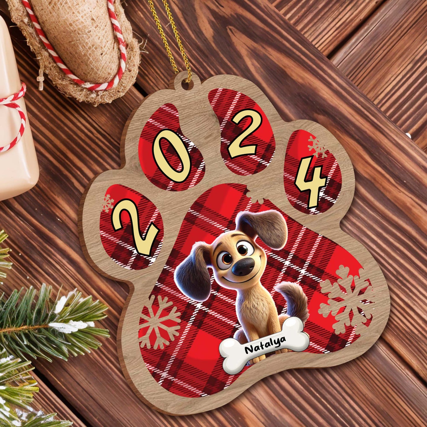 Celebrate The Year With Your Furry Friend Ornament