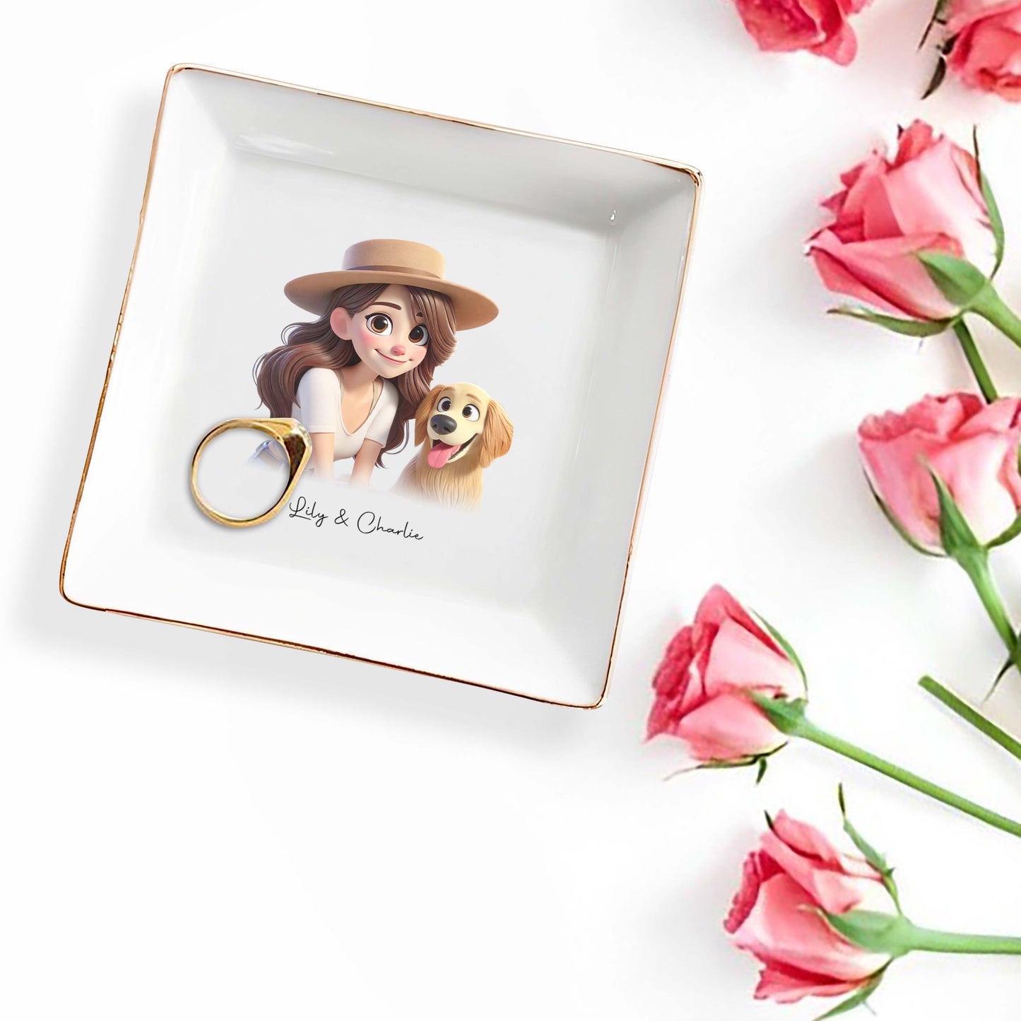 Cherish Every Moment Custom Jewelry Dish