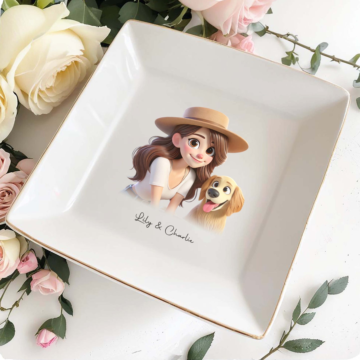 Cherish Every Moment Custom Jewelry Dish